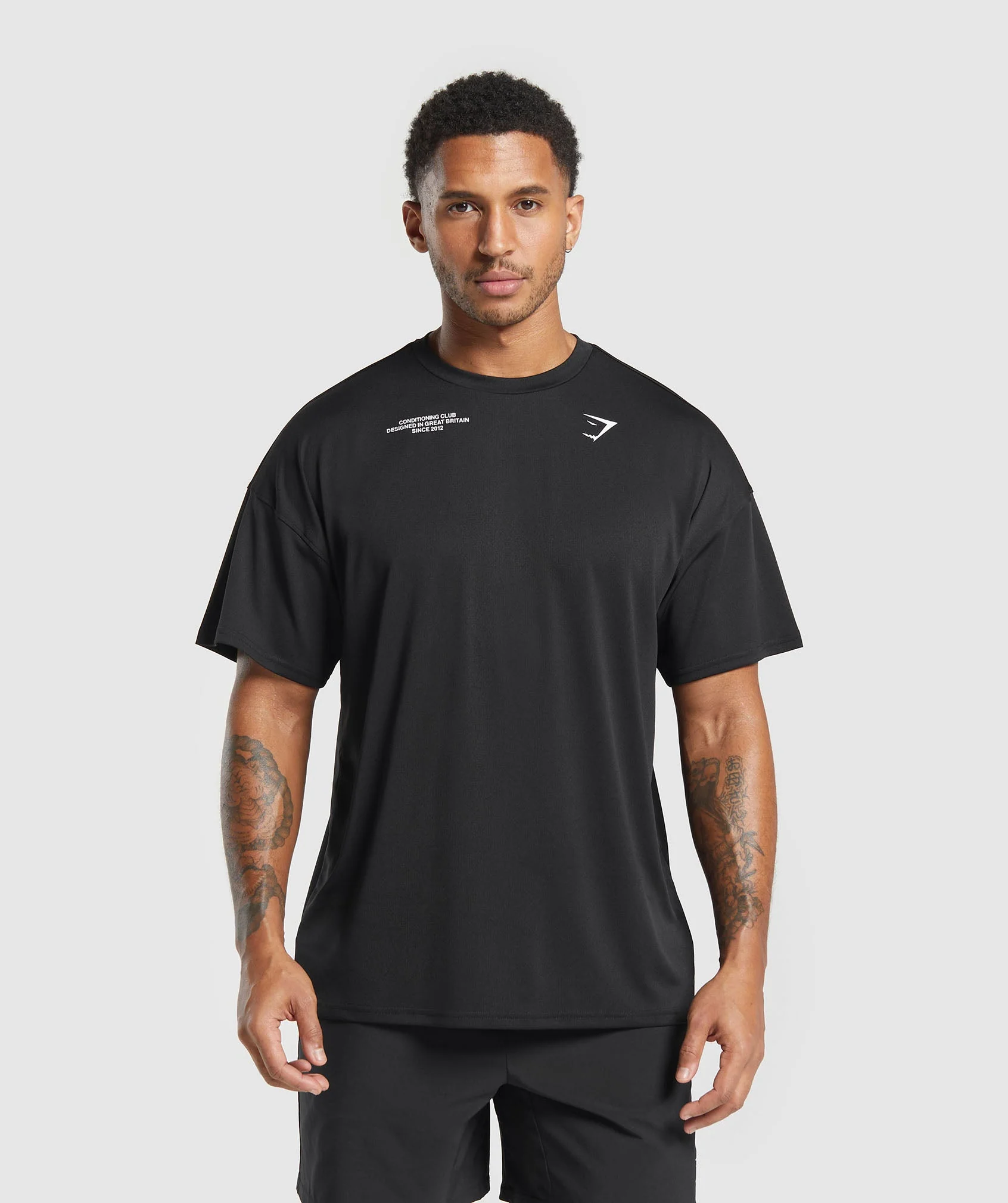 Gymshark Conditioning Club Oversized T-Shirt - Black