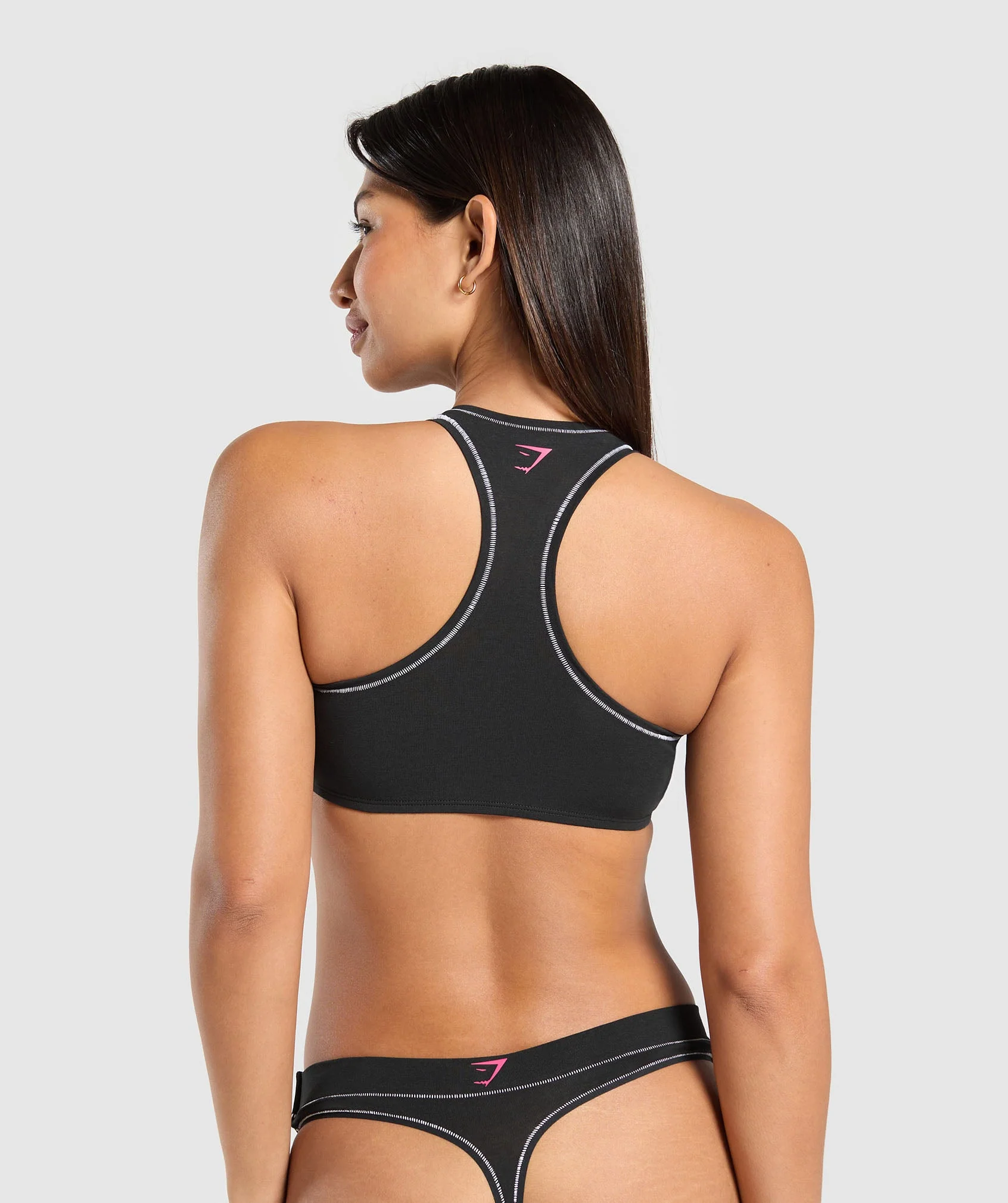 Gymshark Your Plate or Mine Bralette - Black