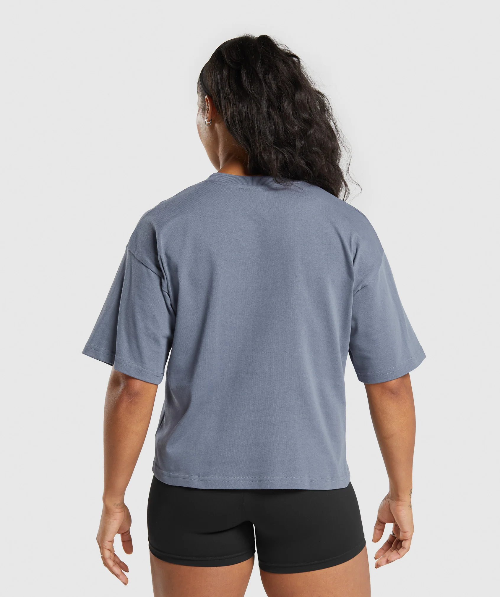 Gymshark Heavyweight Cotton T-Shirt - Iron Blue