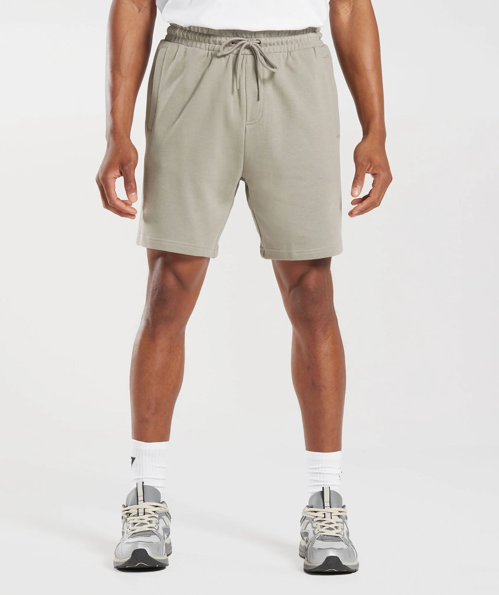 Gymshark Rest Day Essentials 7 Shorts - Ecru Brown