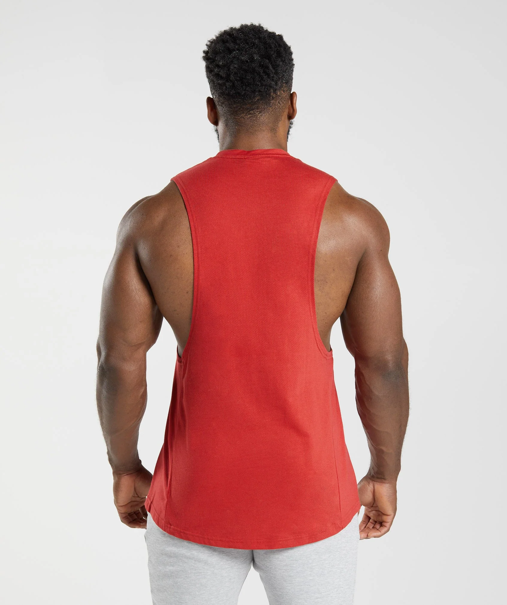 Gymshark React Drop Arm Tank - Salsa Red