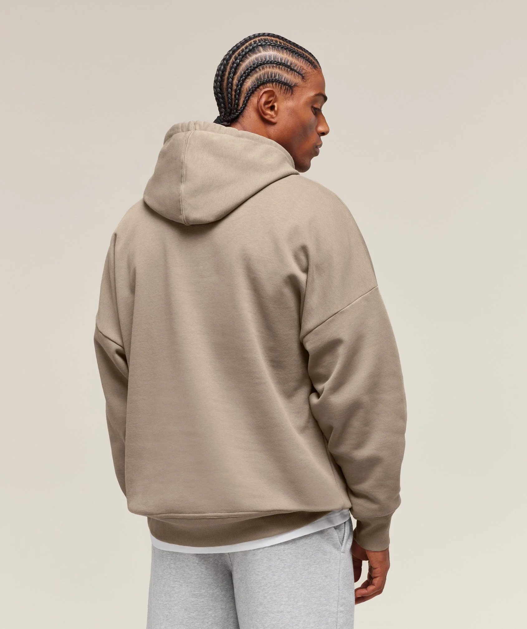 Gymshark Crest Oversized Hoodie - Lifestyle Brown