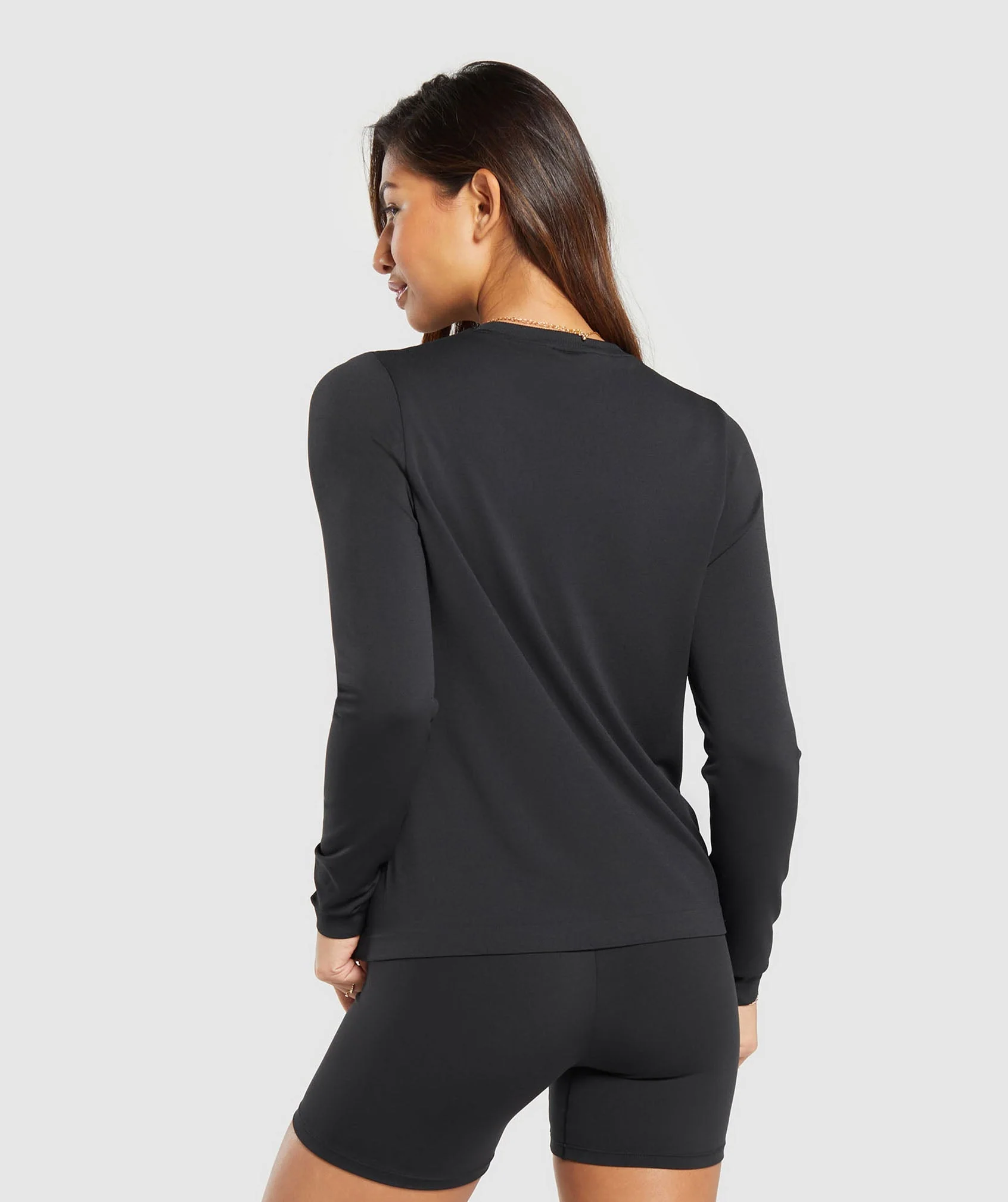 Gymshark Everyday Seamless Long Sleeve Top - Black