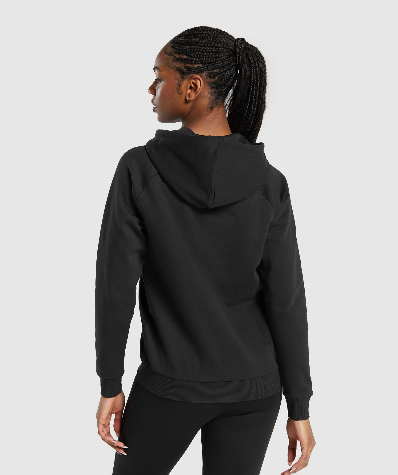 Gymshark Training Fleece Zip Hoodie - Black