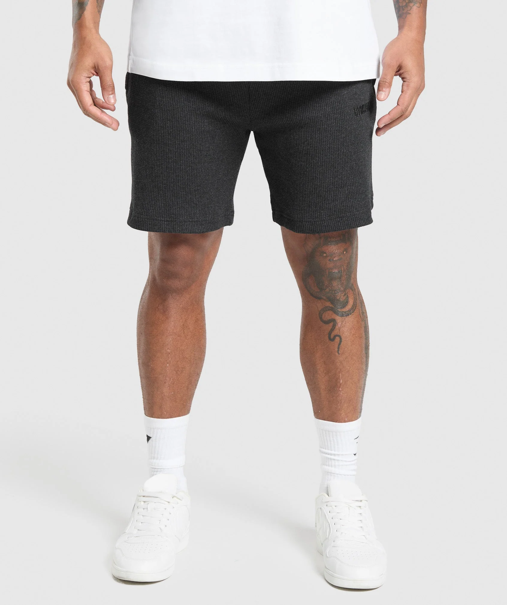 Gymshark Waffle Shorts - Black