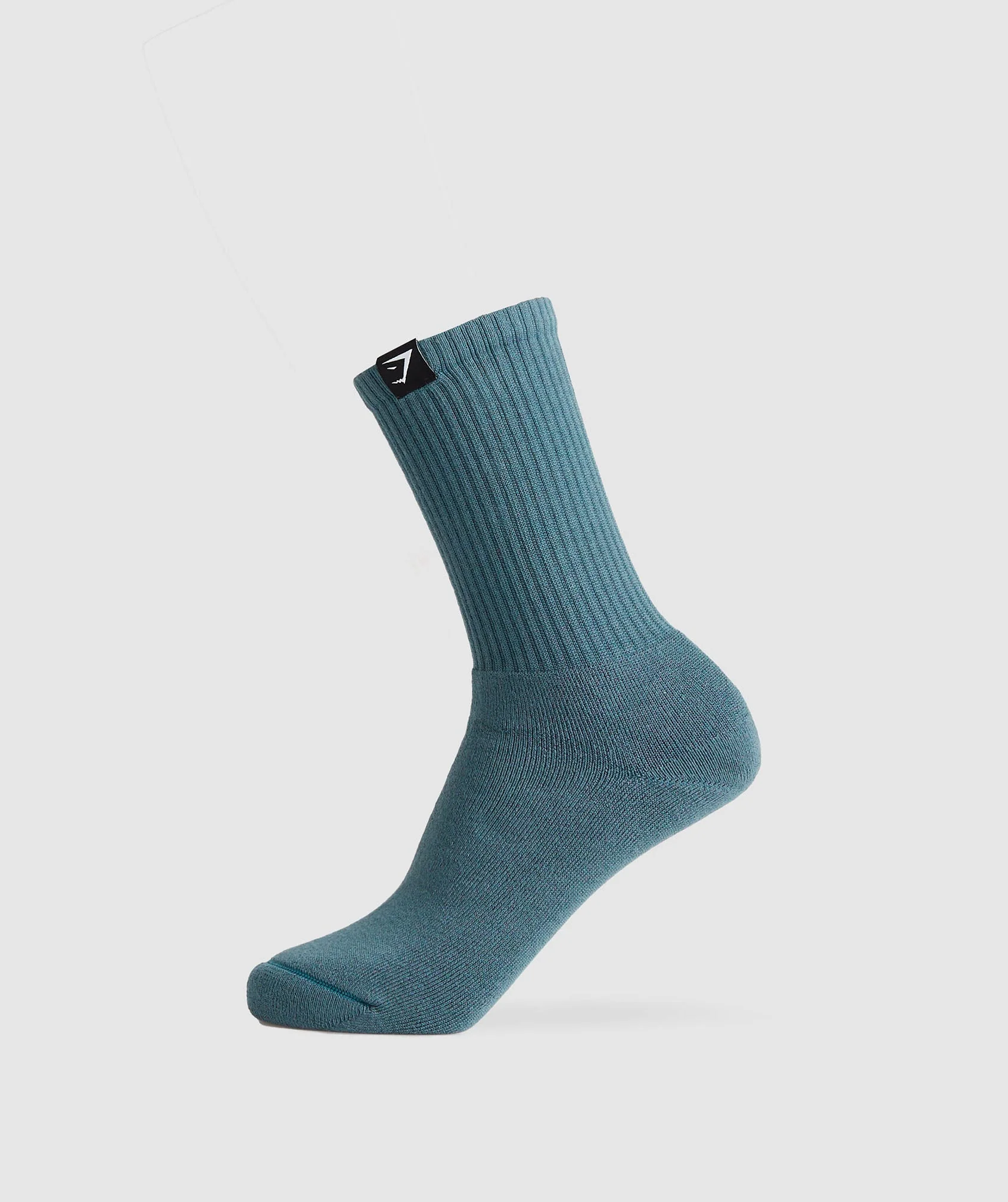 Gymshark Premium Combed Cotton Socks 1pk - Evening Blue