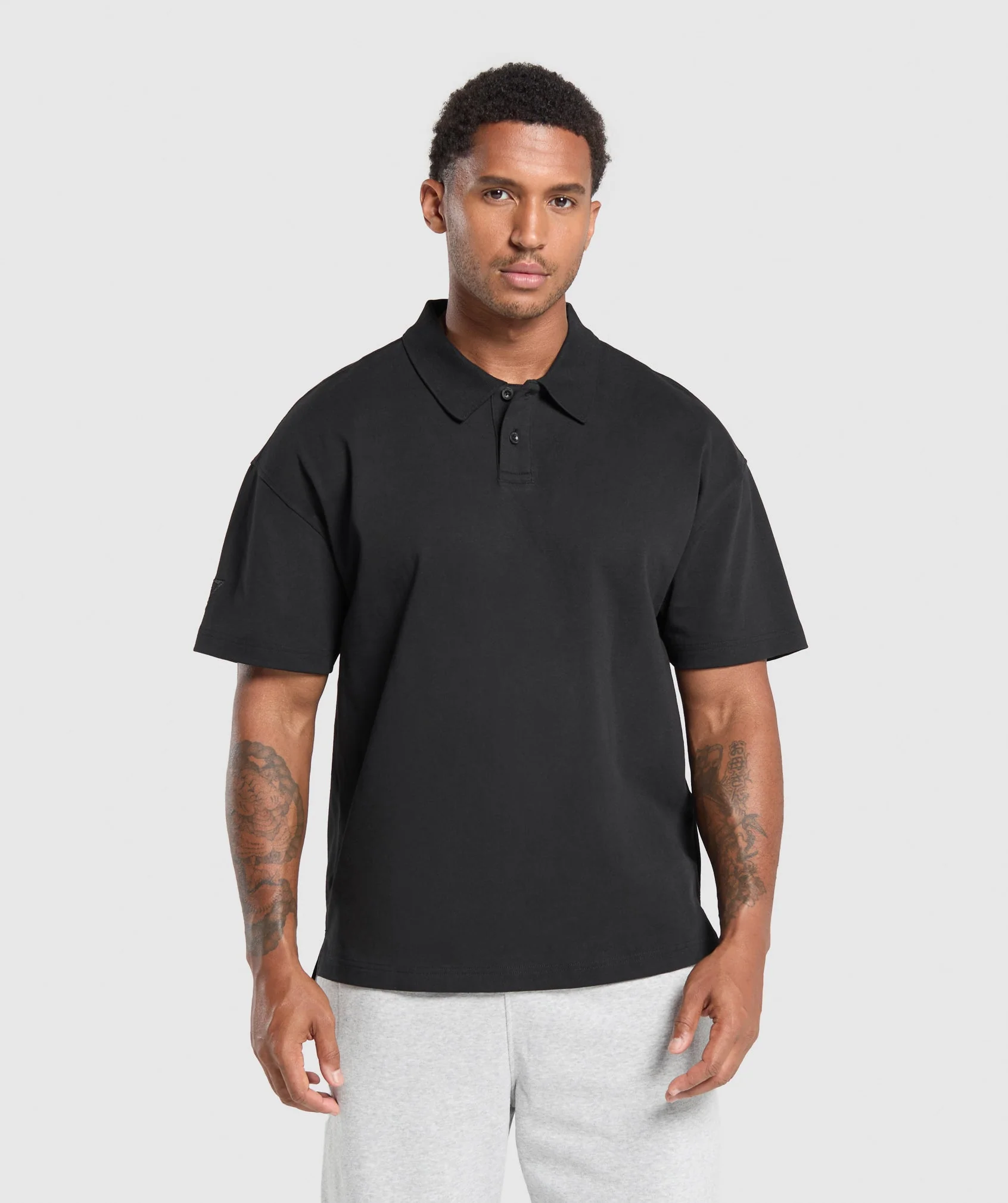 Gymshark Short Sleeve Polo - Black
