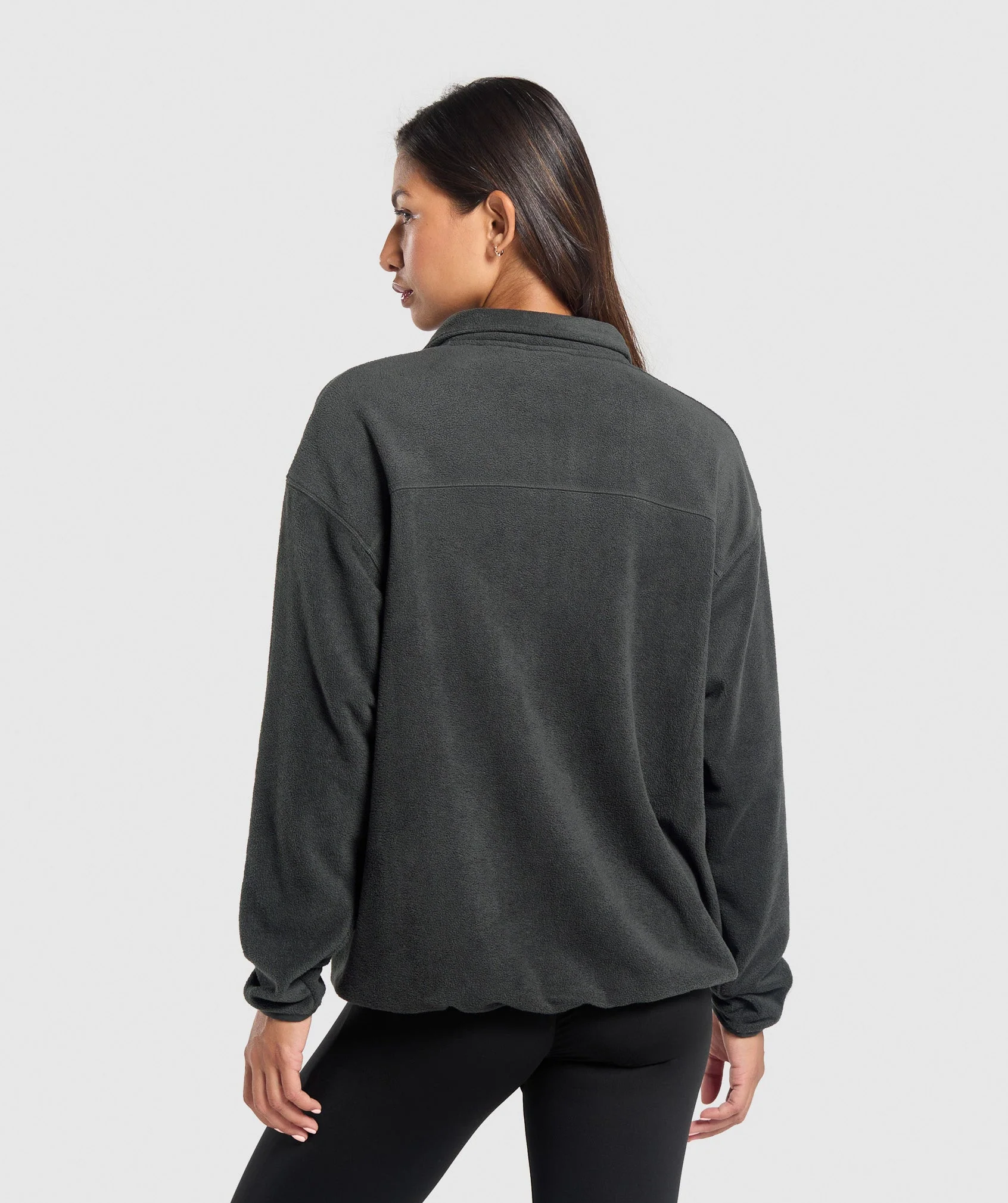 Gymshark Polar Fleece 1/2 Zip - Asphalt Grey