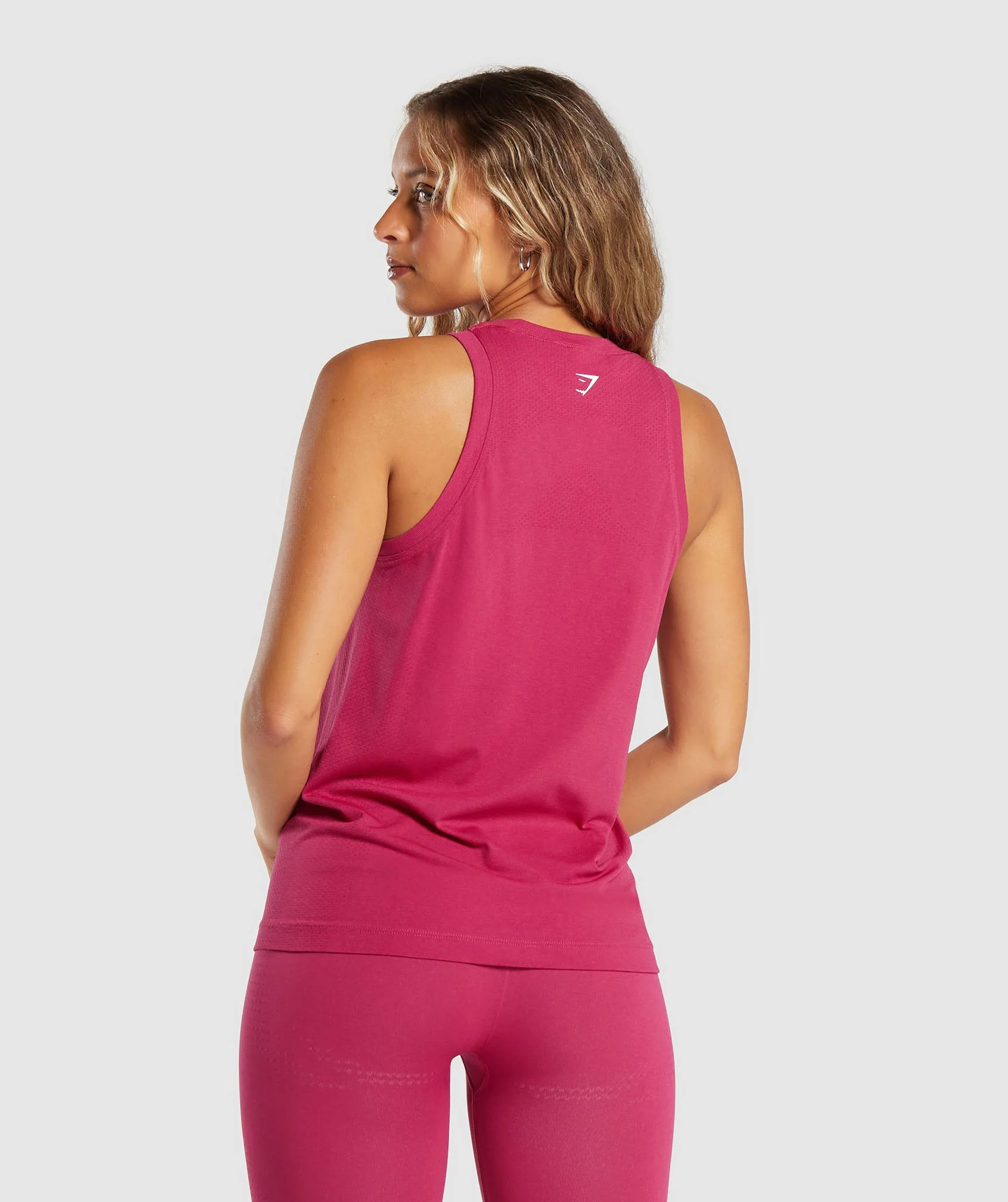 Gymshark Vital Seamless 2.0 Light Tank - Vintage Pink/Marl