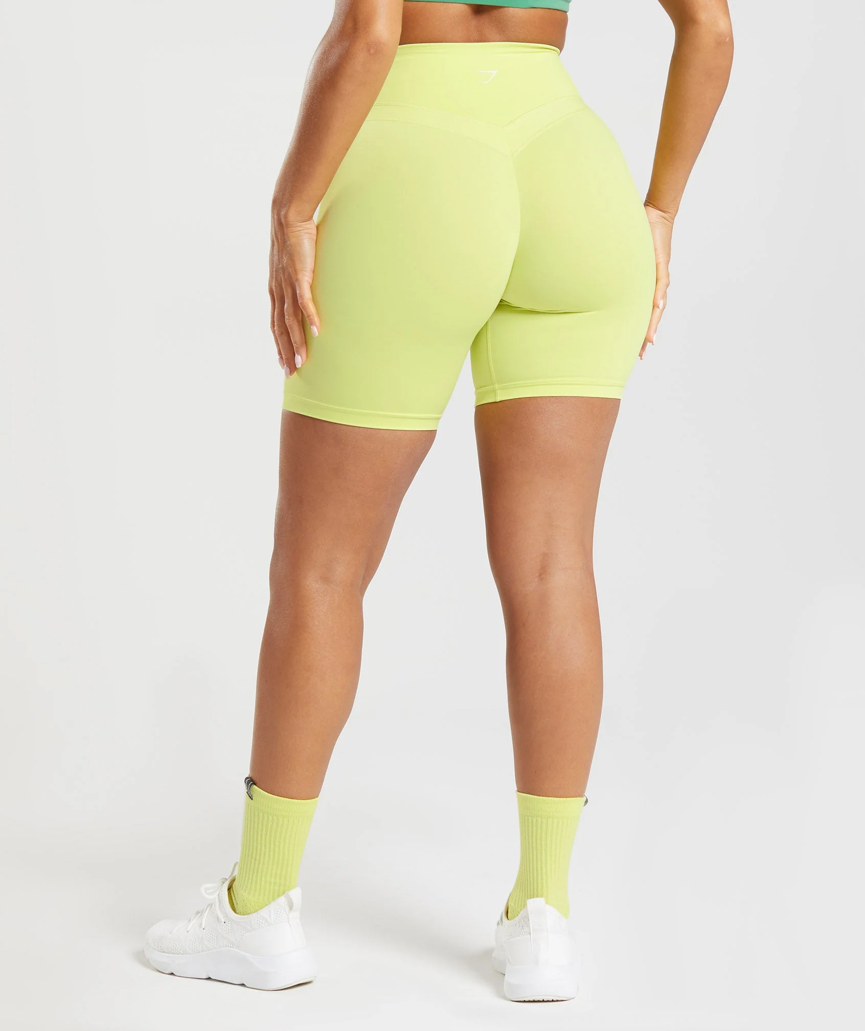 Gymshark Whitney Cycling Shorts - Sea Kelp Green
