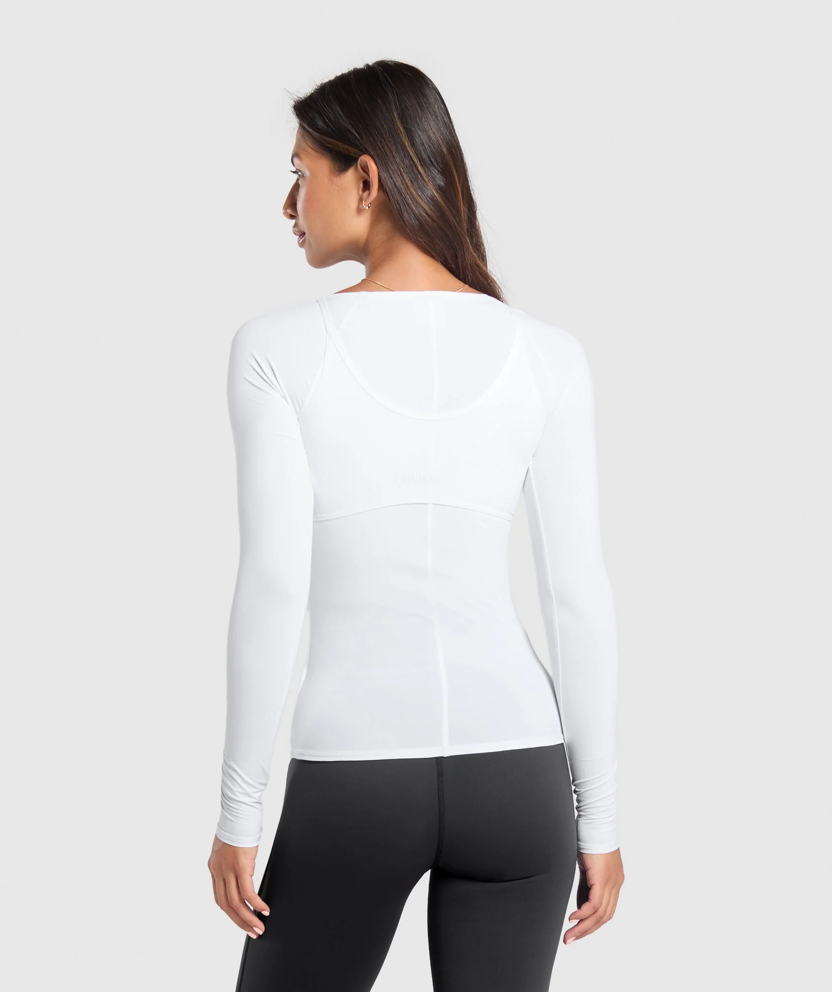 Gymshark Rest Day Buttery Soft Long Sleeve Top - White