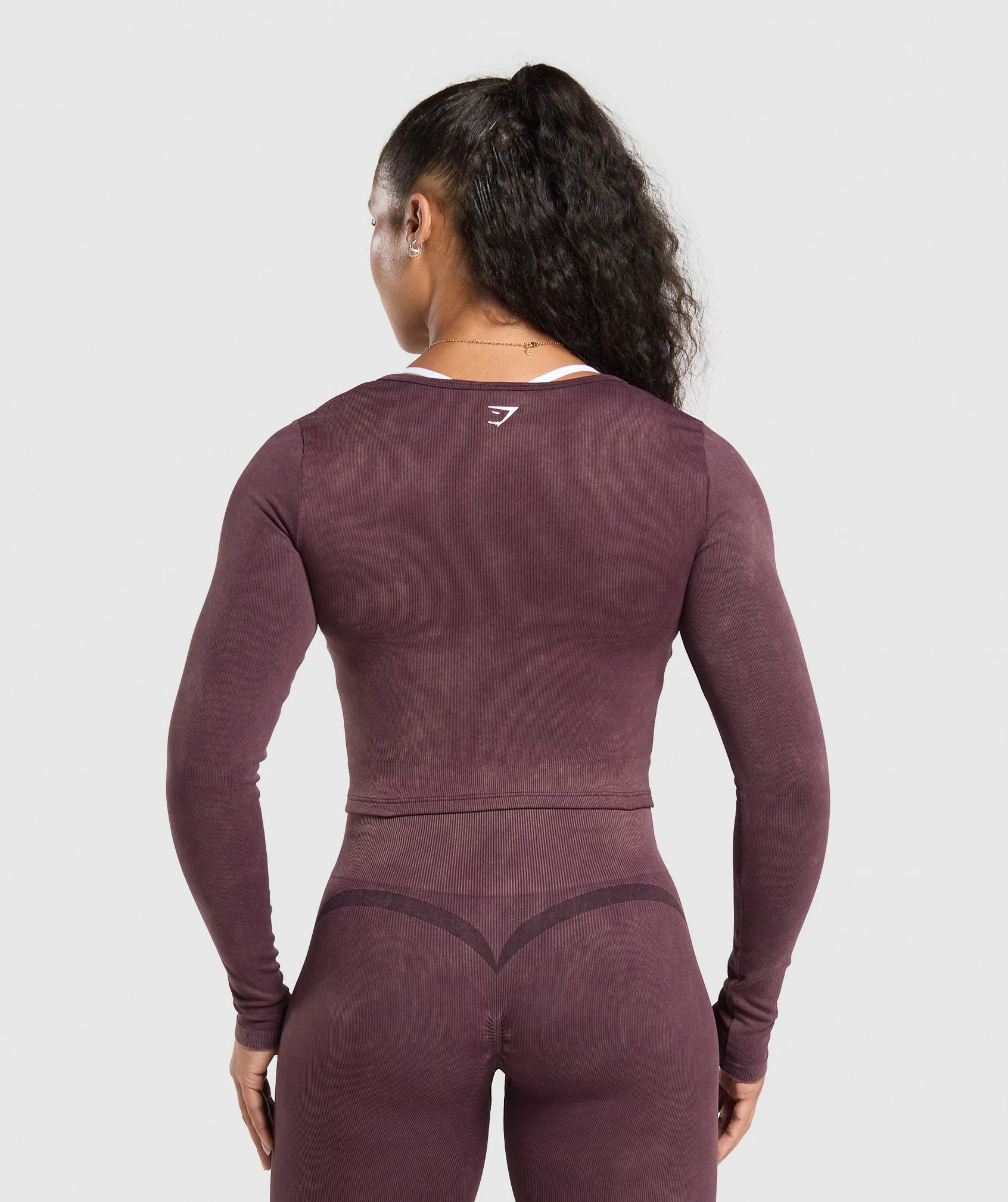 Gymshark Gains Seamless Zip Up - Depth Purple