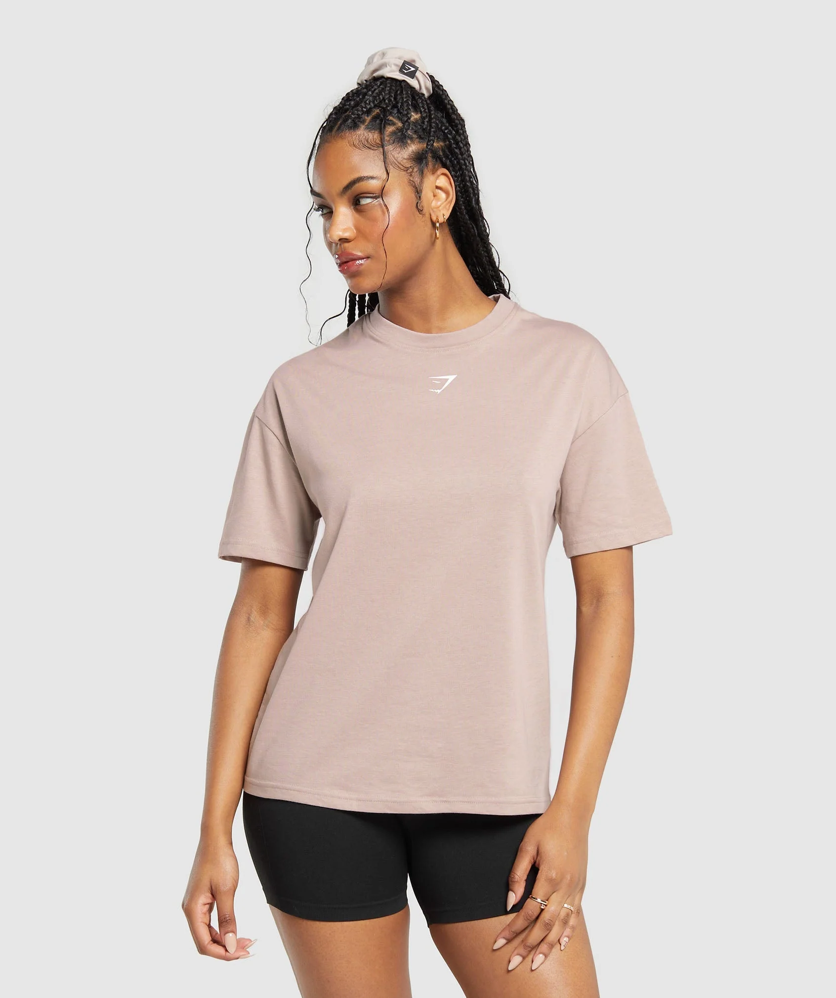 Power Oversized T-Shirt - Stone Pink