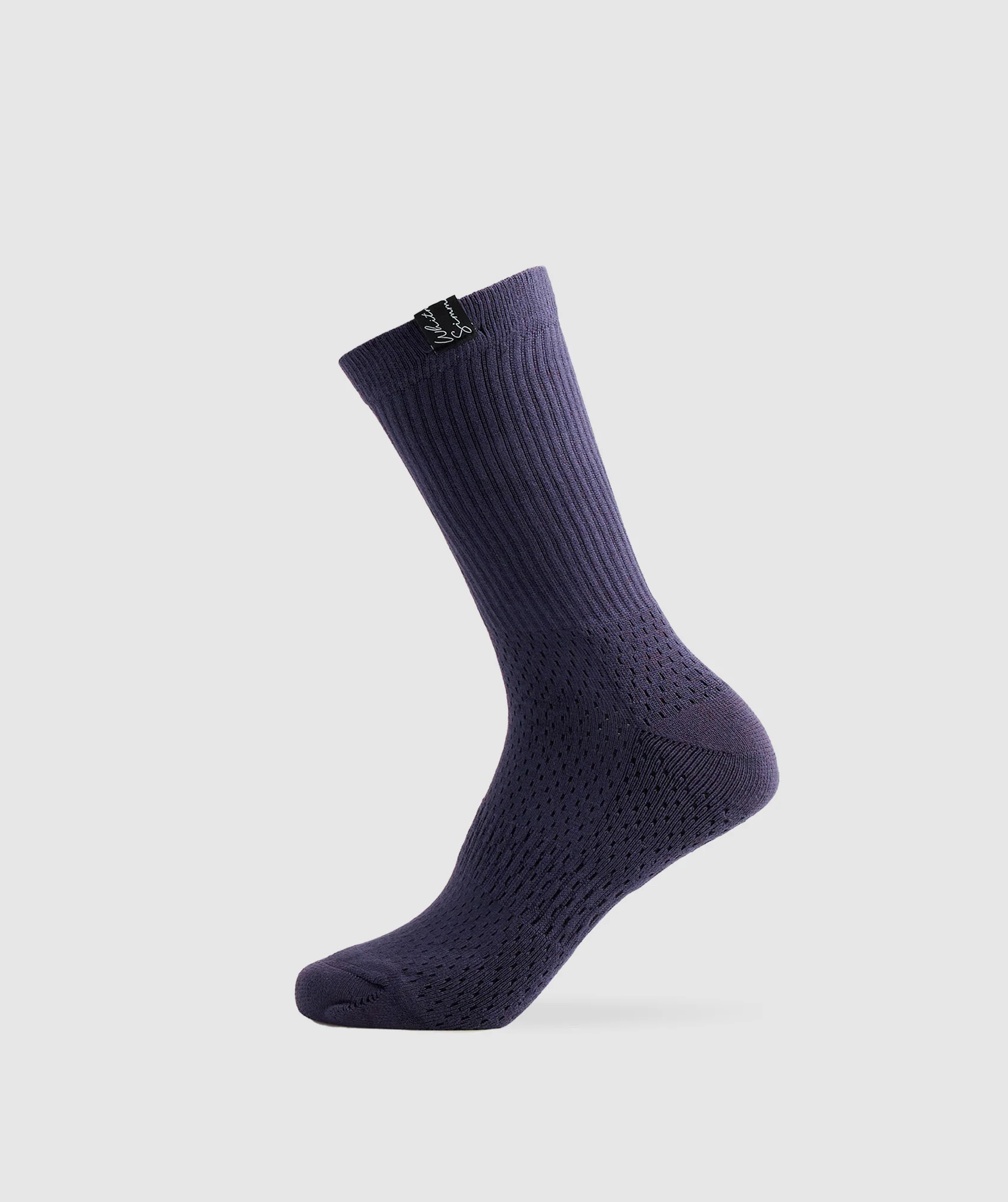 Gymshark Whitney Tab Crew Socks 1pk - Indigo Navy