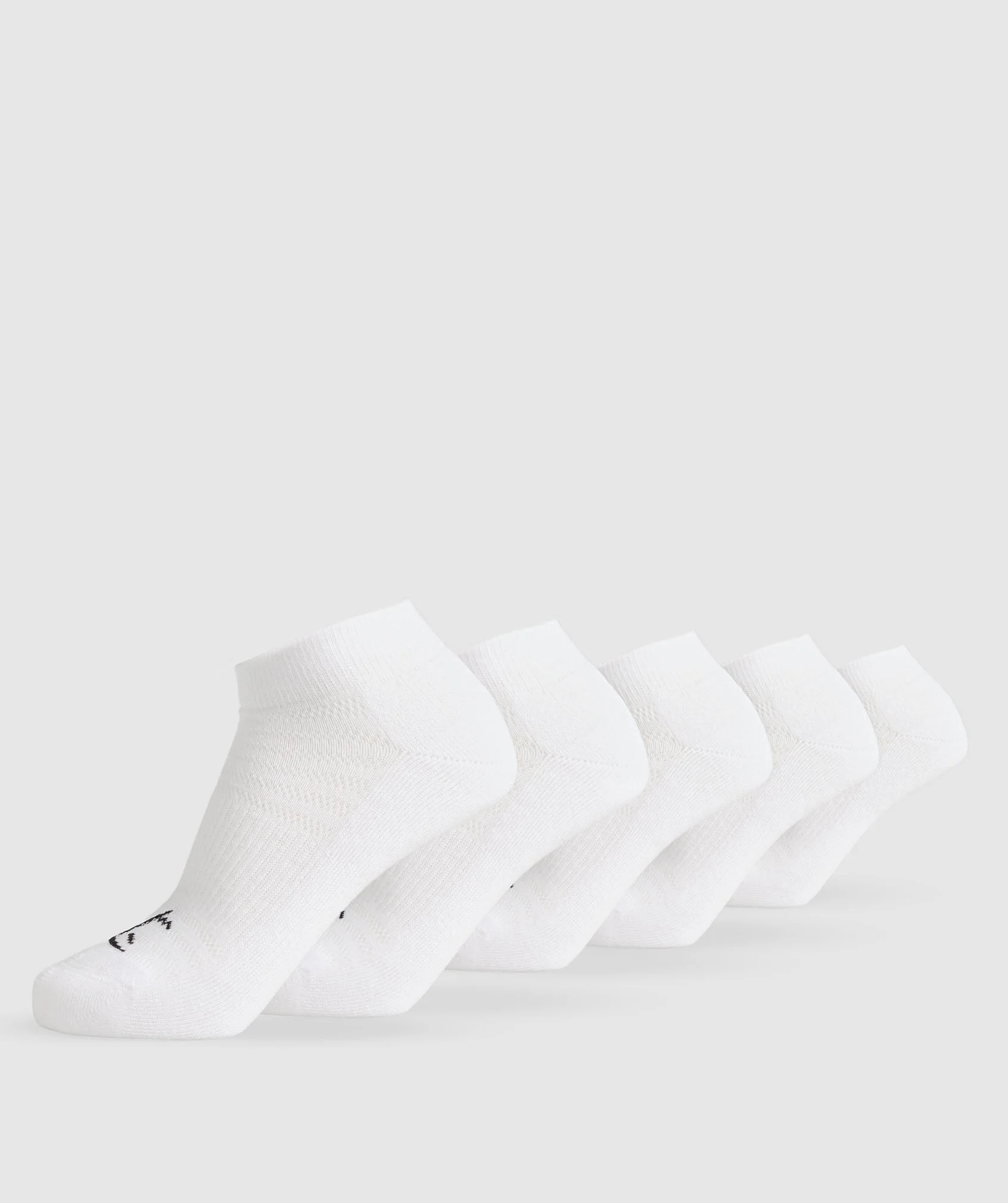 Gymshark Trainer Sock 5pk - White