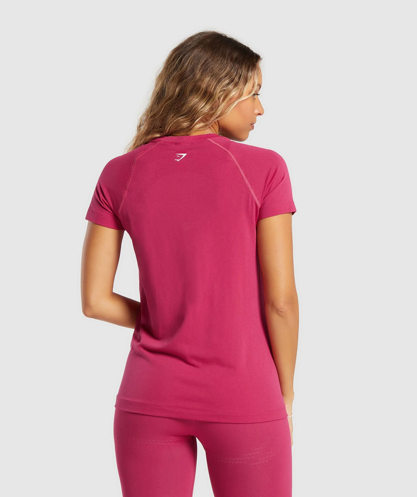 Gymshark Vital Seamless 2.0 Light T-Shirt - Vintage Pink/Marl