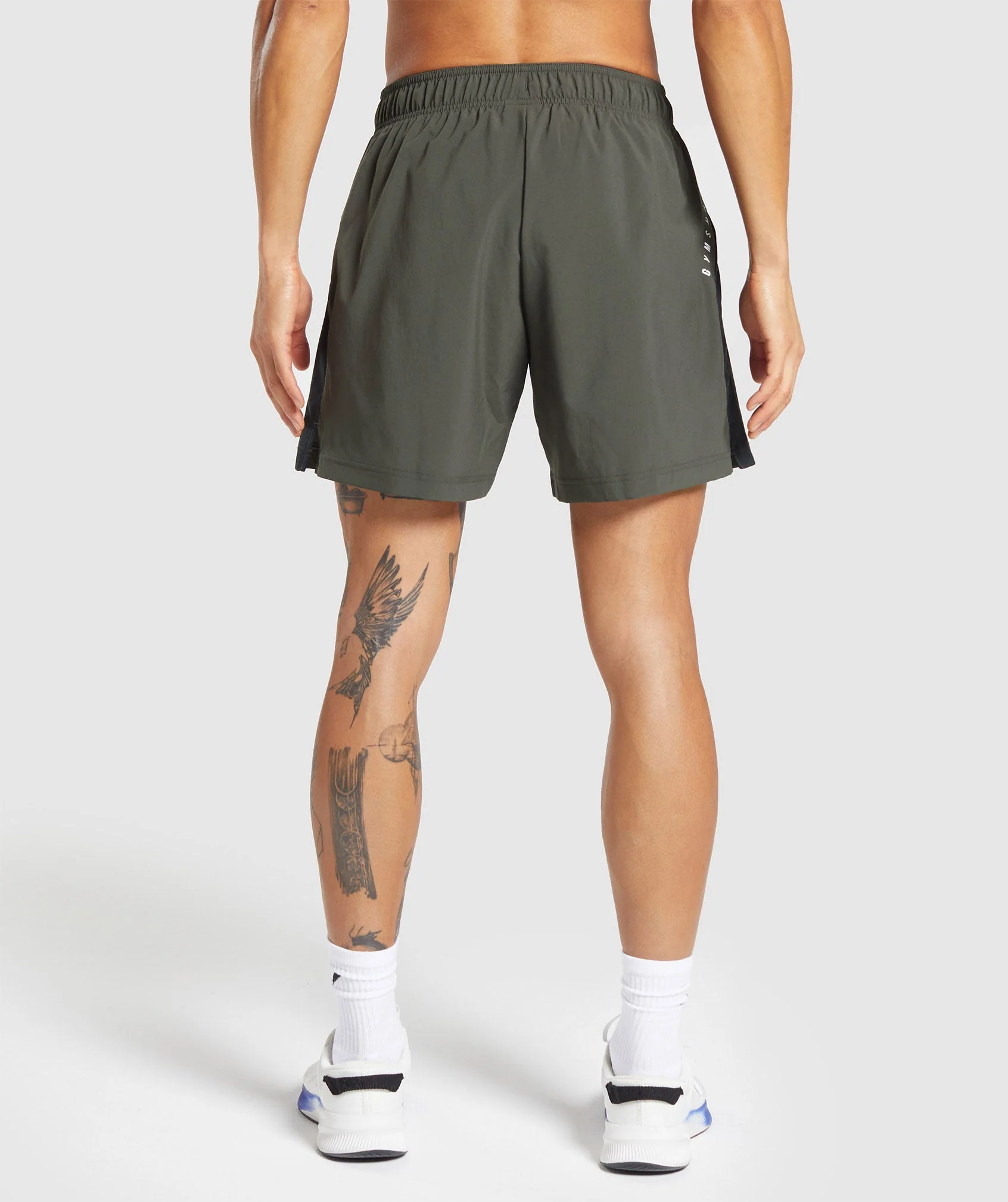 Gymshark Sport 7 Shorts - Strength Green/Black