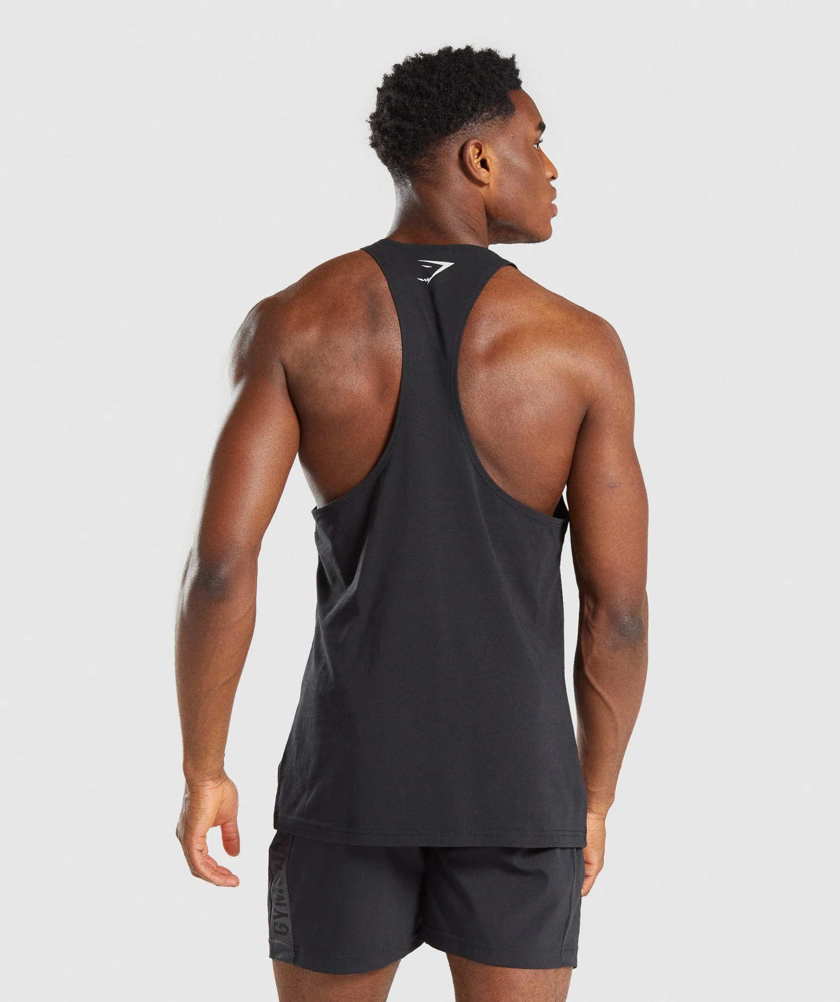 Gymshark Outline Stringer - Black