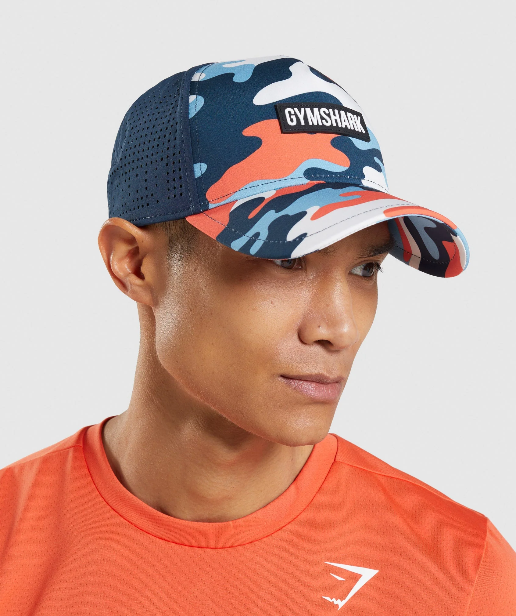 Gymshark Trucker Cap - Orange Print
