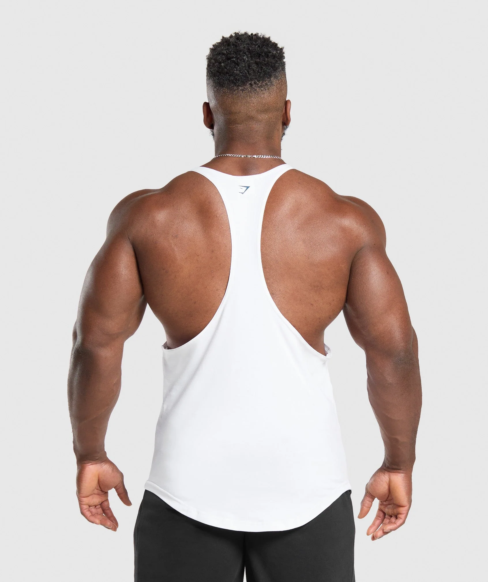 Gymshark Heavy Duty Stringer - White