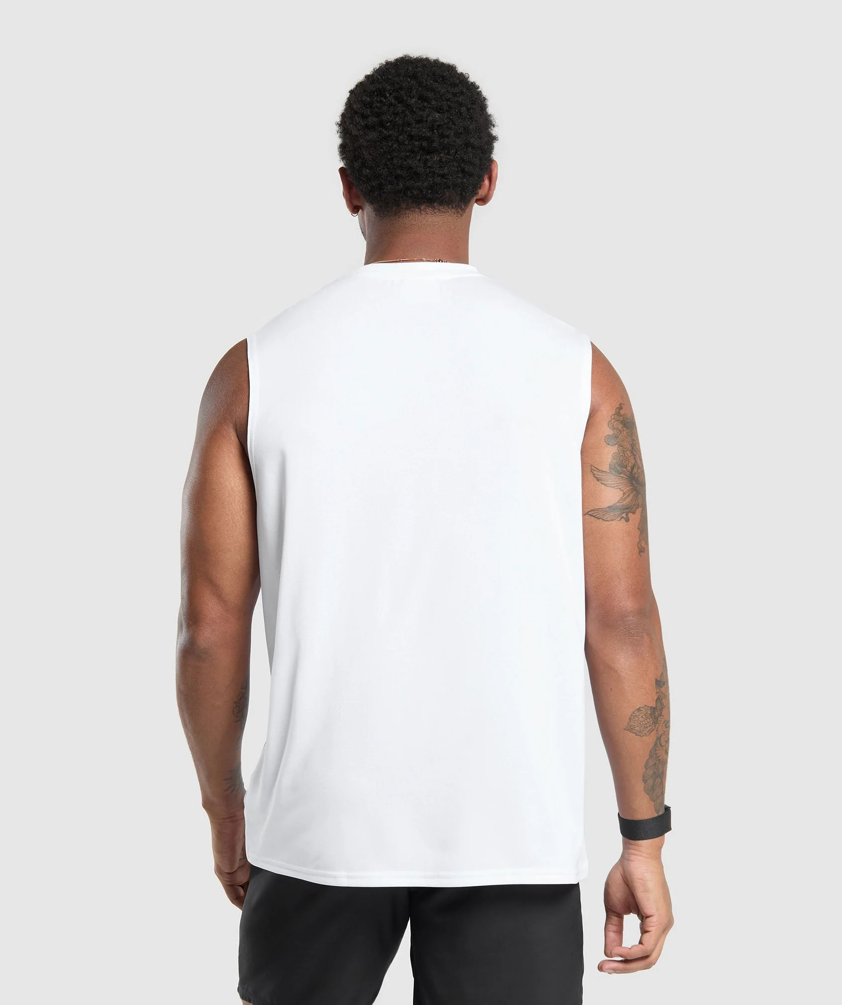 Gymshark Oversized Performance Tank - White