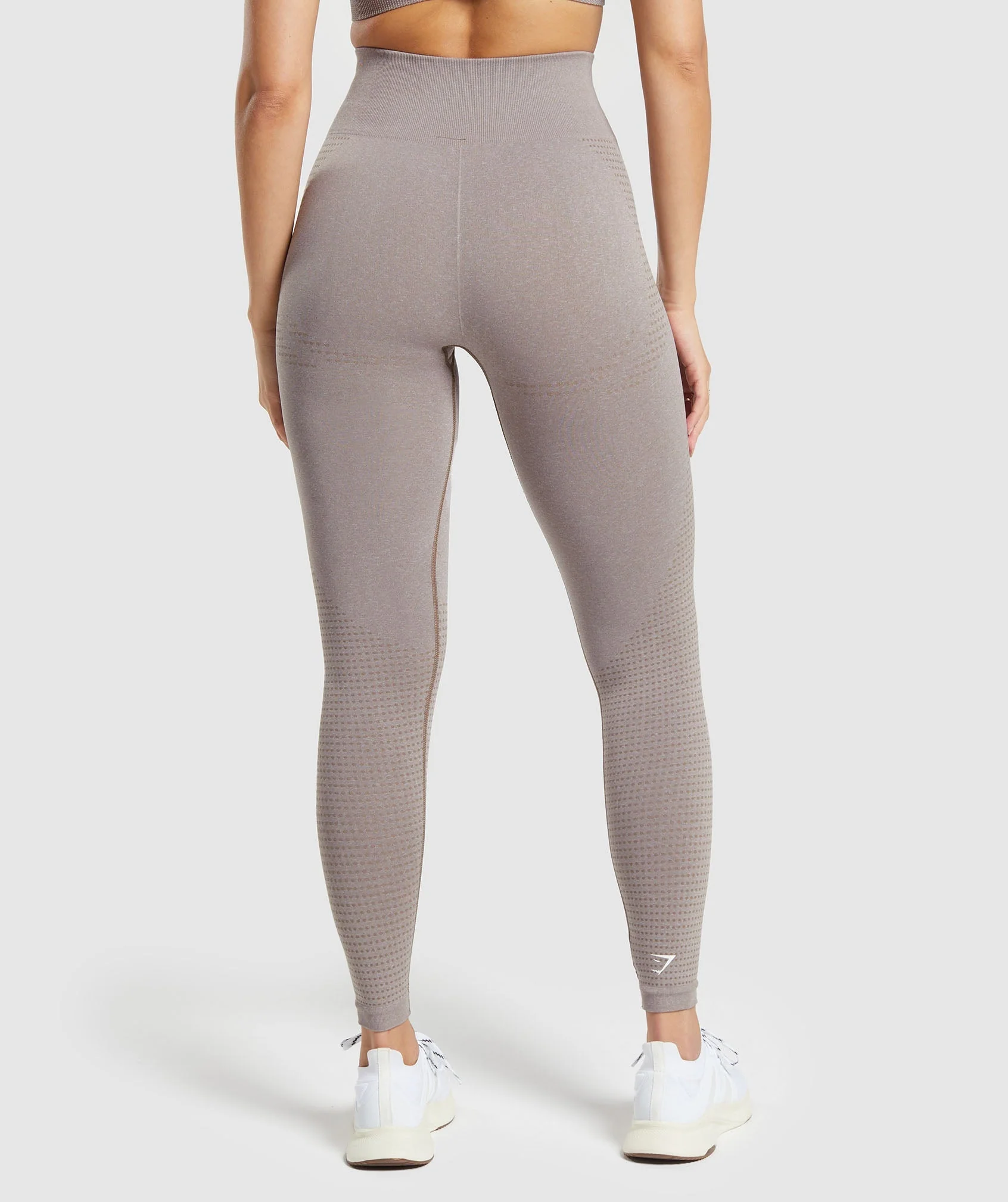 Gymshark Vital Seamless 2.0 Leggings - Warm Taupe Marl