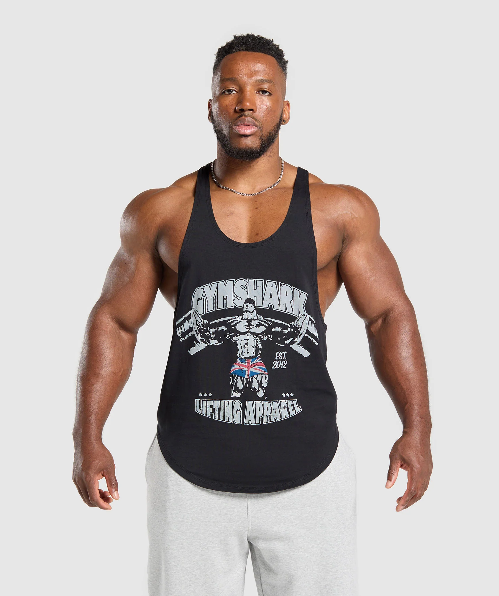 Gymshark Lifting Apparel Stringer - Black
