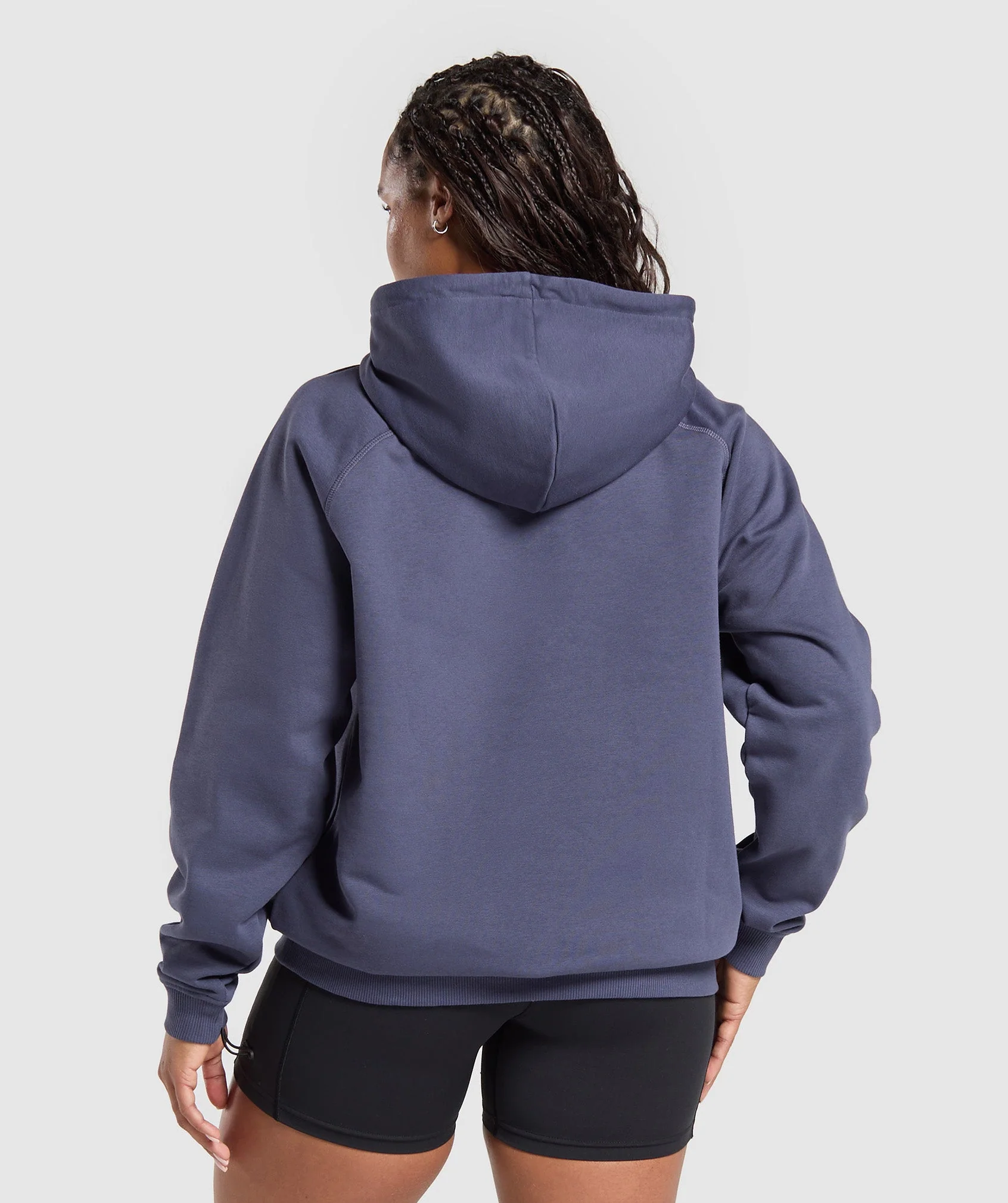 Gymshark Strength Department Graphic Hoodie - Weighted Purple