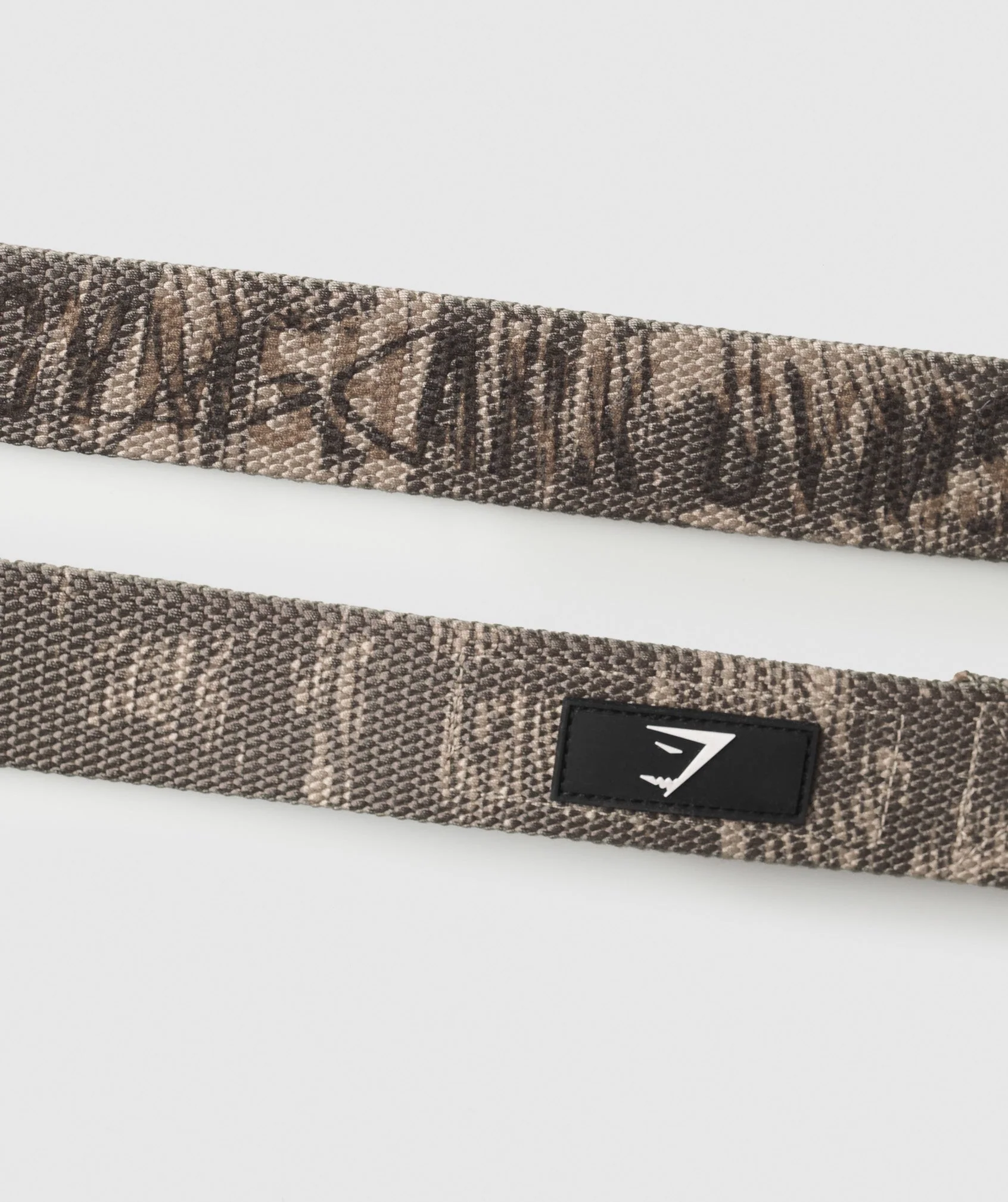 Gymshark Legacy Silicone Lifting Straps - Camo Brown