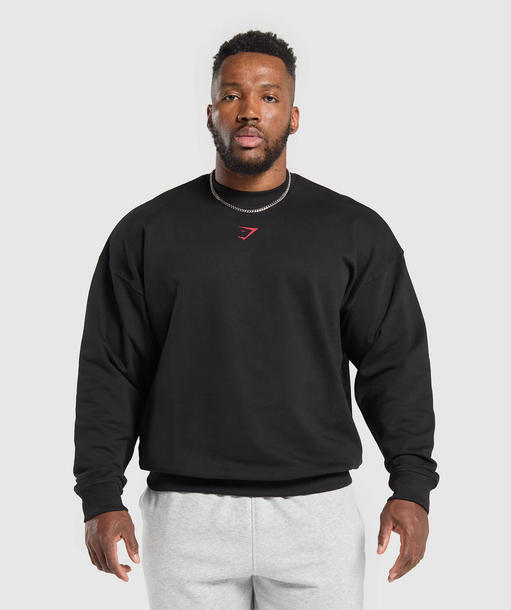 Gymshark Trophy Graphic Crew - Black