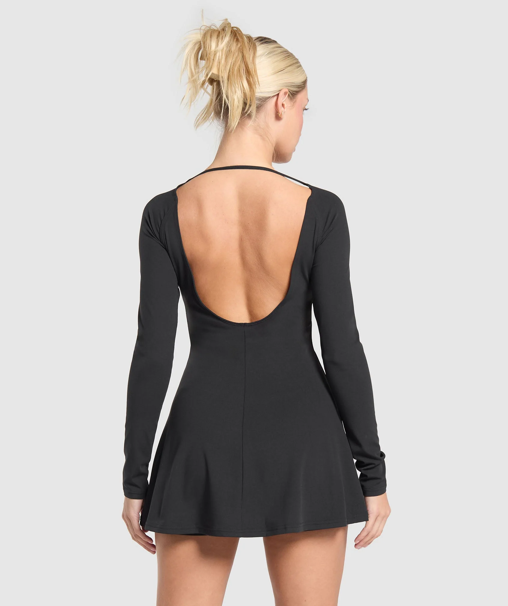 Gymshark Long Sleeve Workout Dress - Black