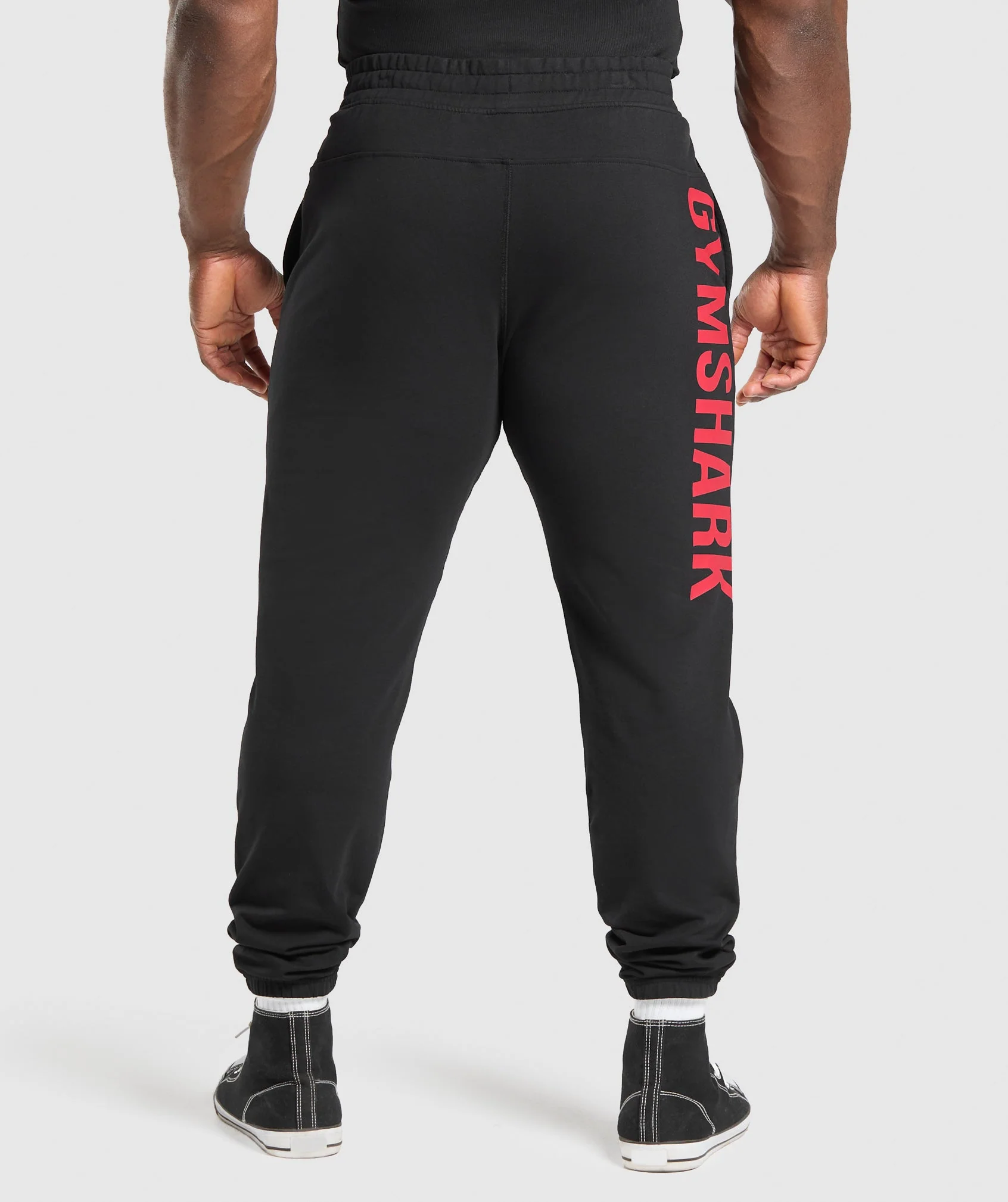 Gymshark Prime Joggers - Black/Vivid Red