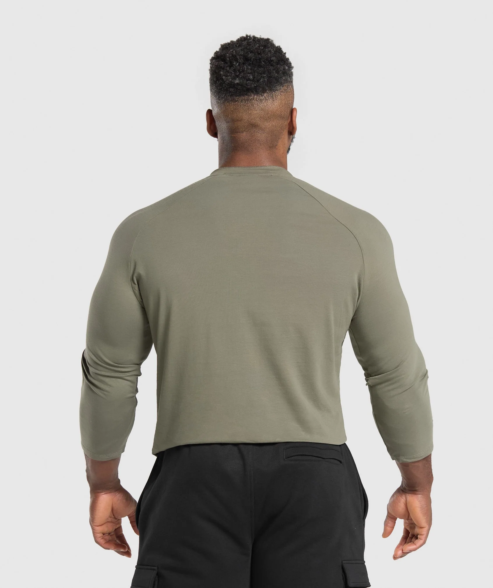 Gymshark Legacy Henley - Base Green