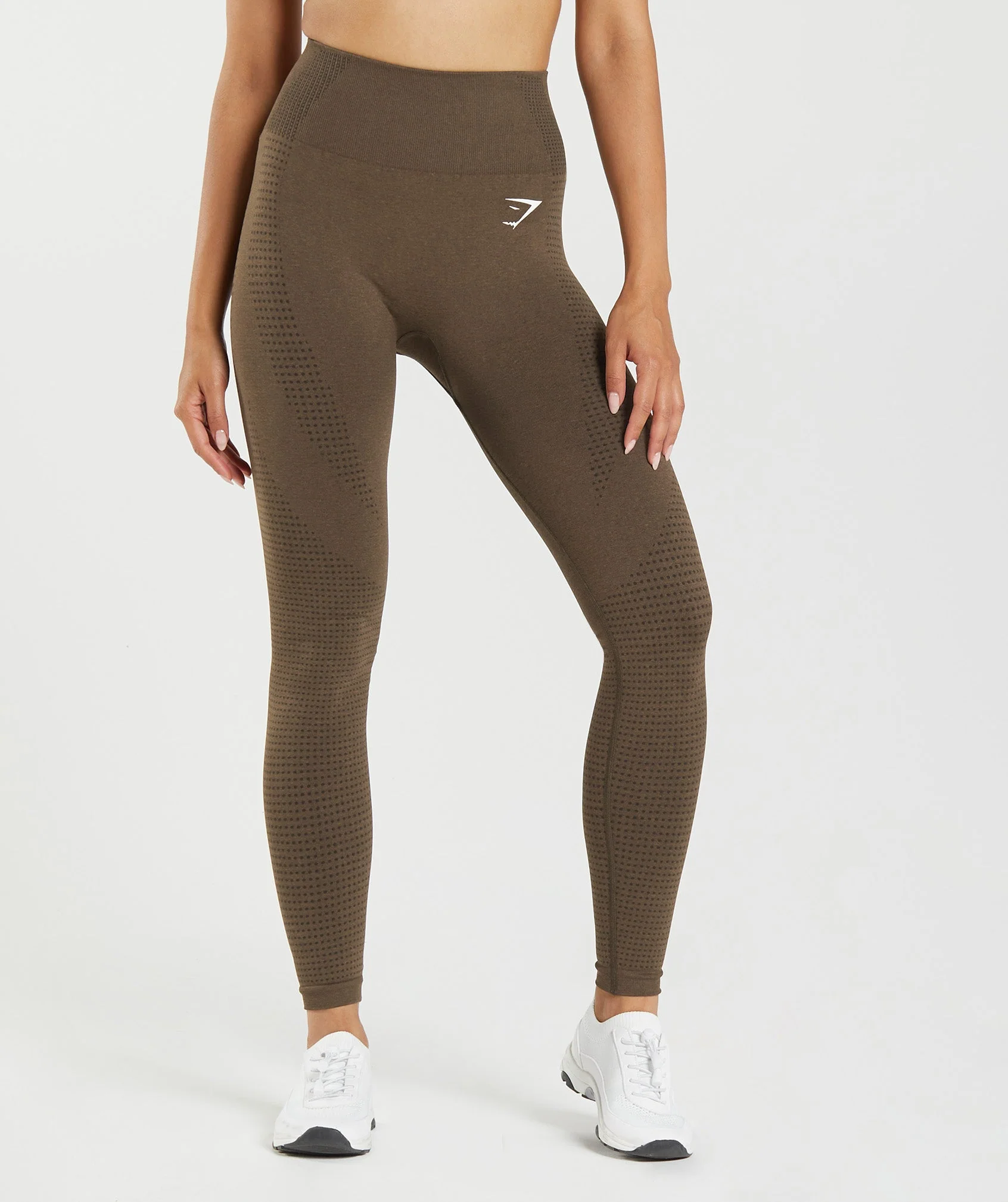 Gymshark Vital Seamless 2.0 Leggings - Espresso Marl