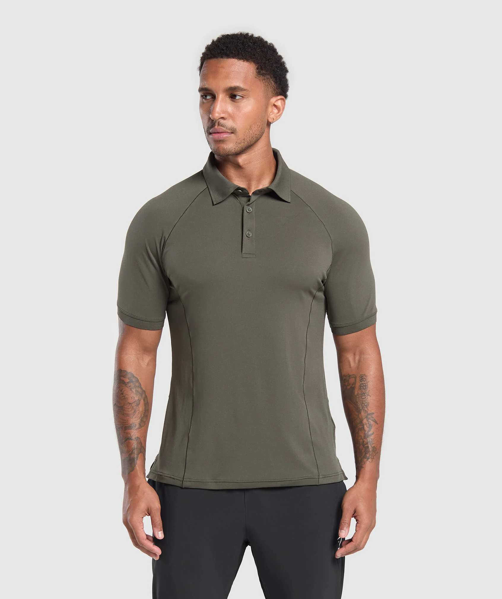 Gymshark Performance Polo Shirt - Strength Green