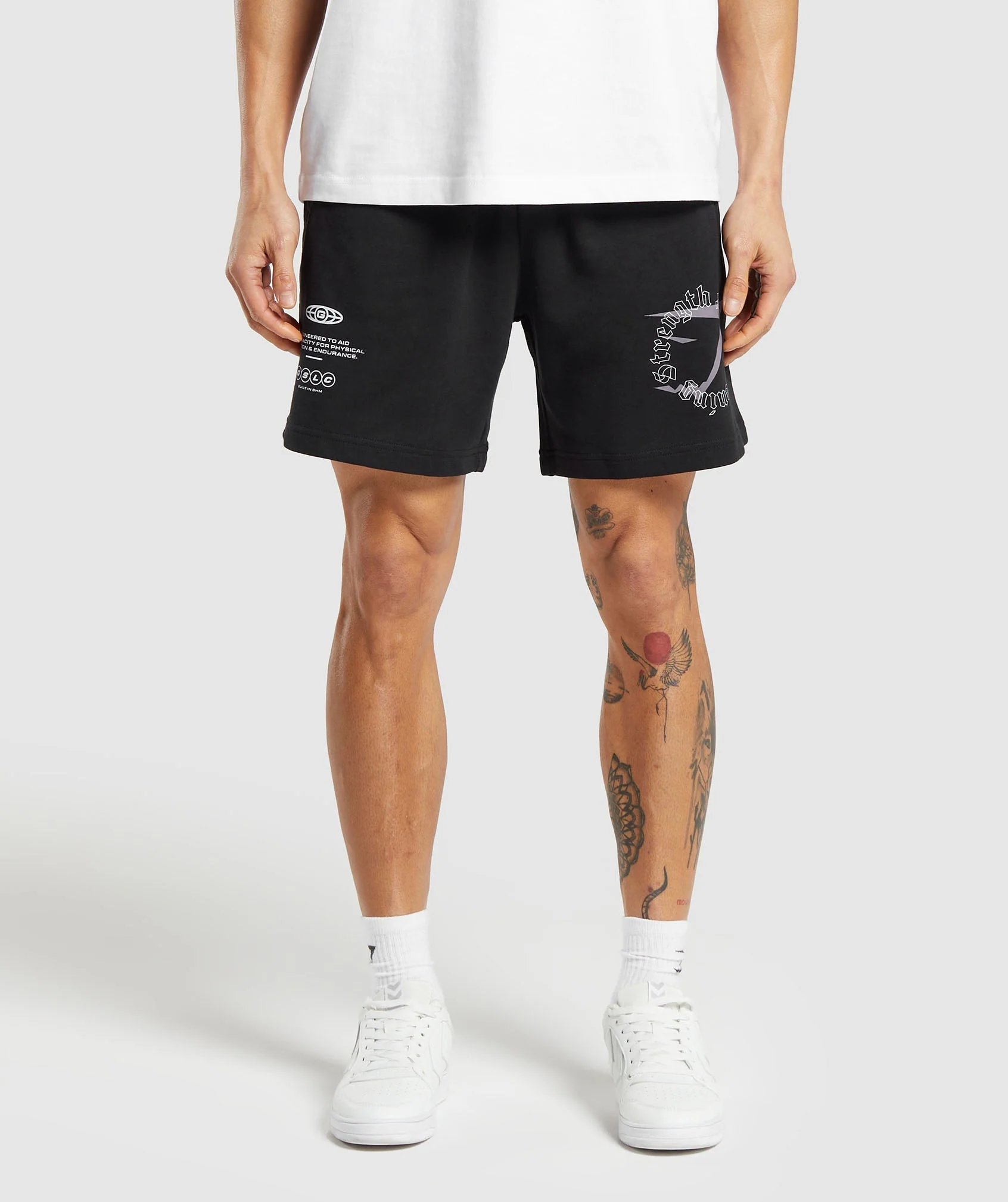 Gymshark Strength and Conditioning 7 Shorts - Black