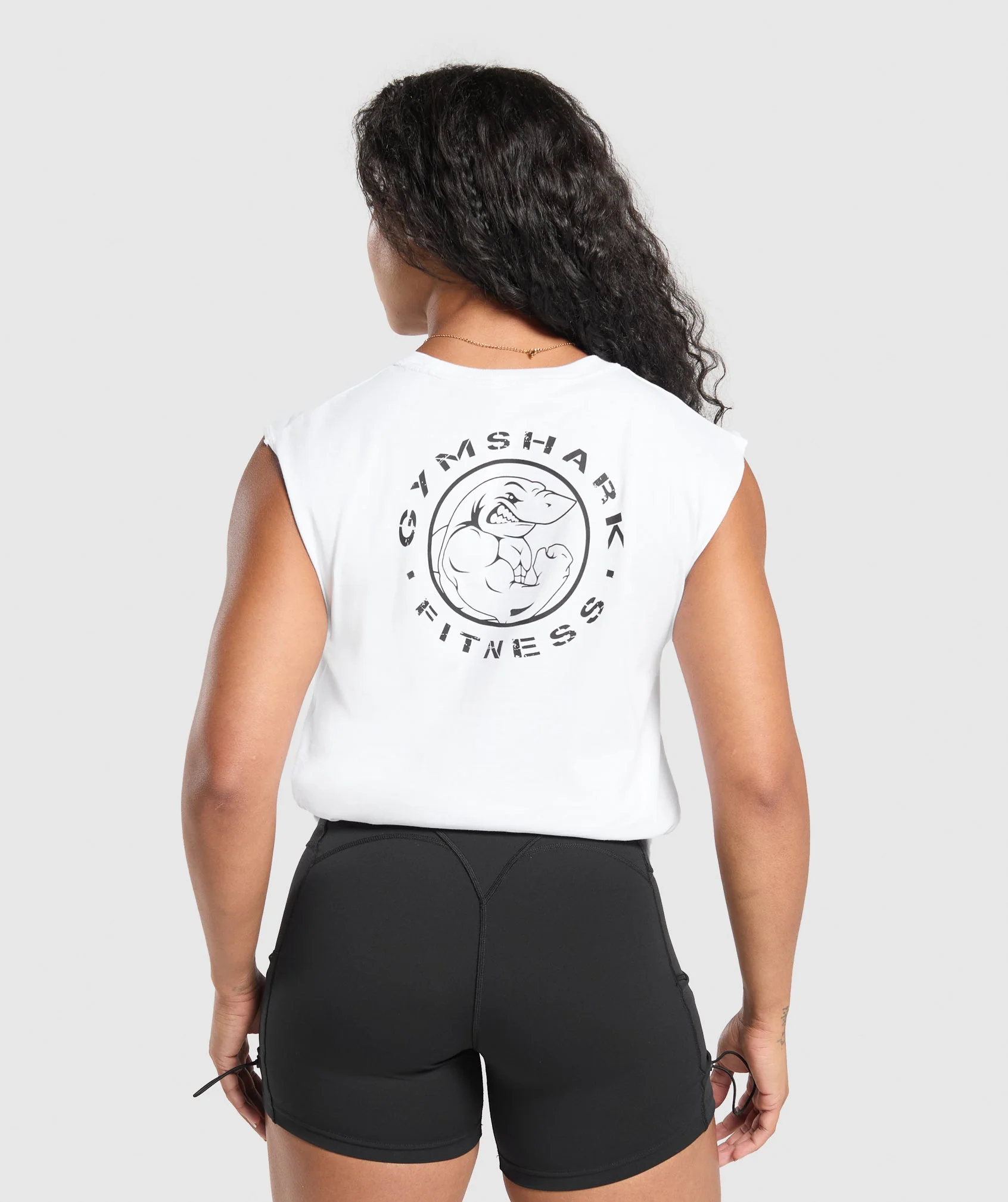 Gymshark Legacy Oversized Tank - White