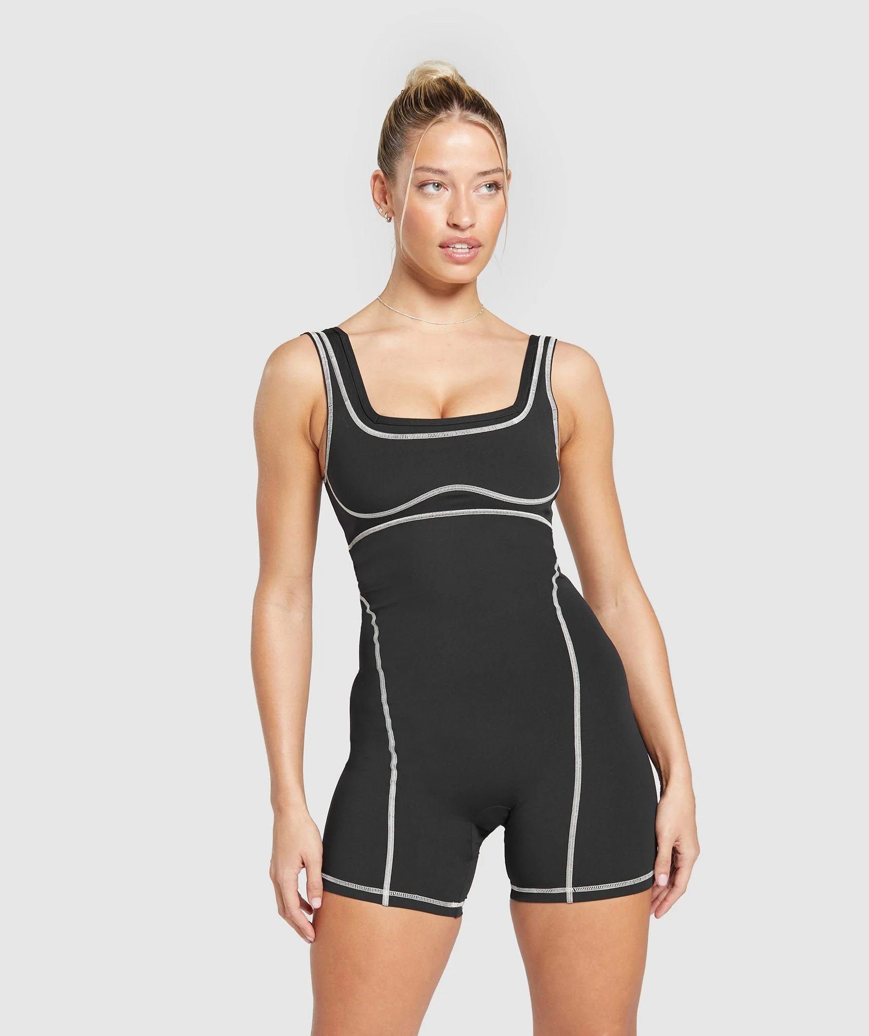 Gymshark Stitch Feature All In One - Black