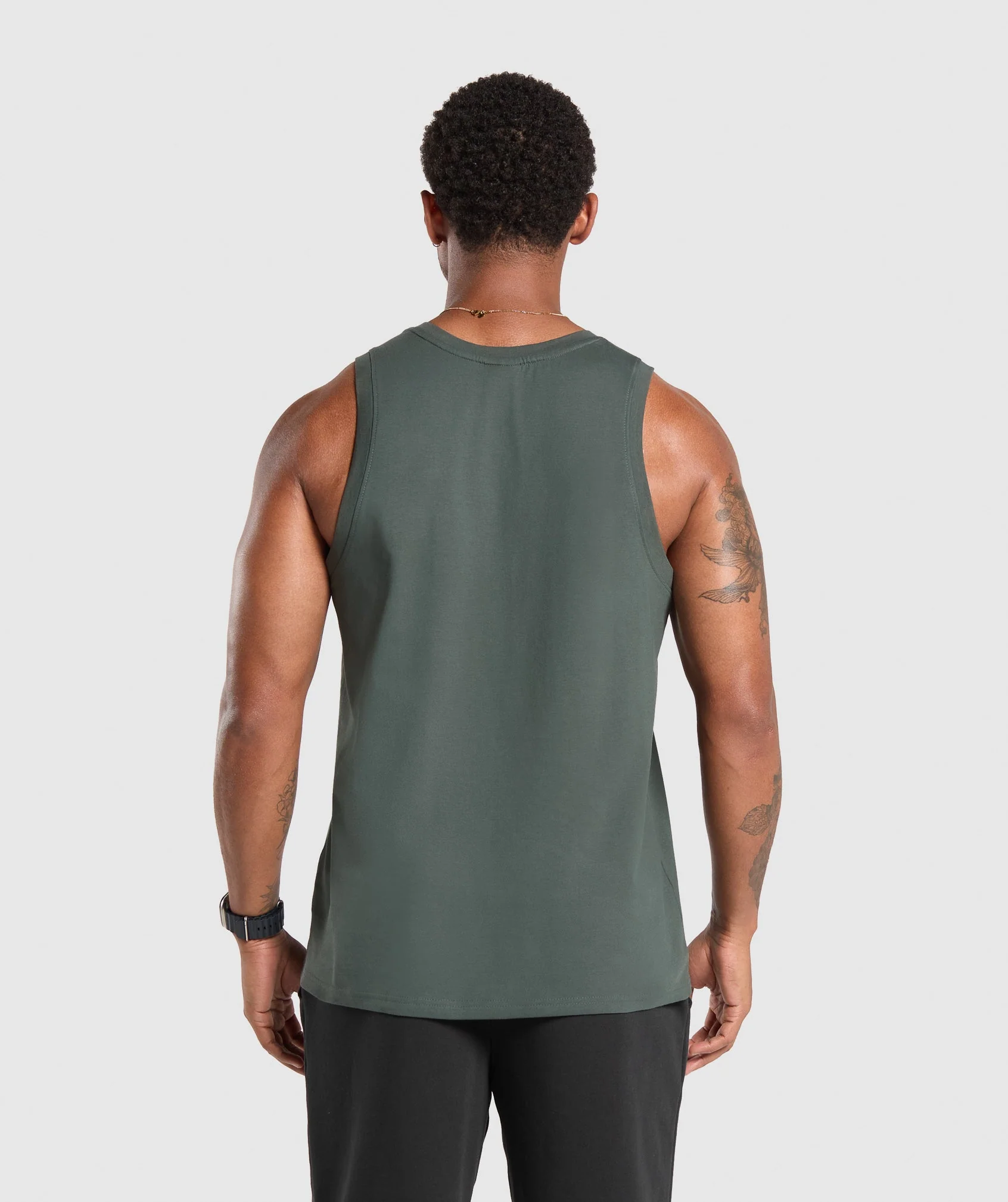 Gymshark Crest Tank - Slate Teal