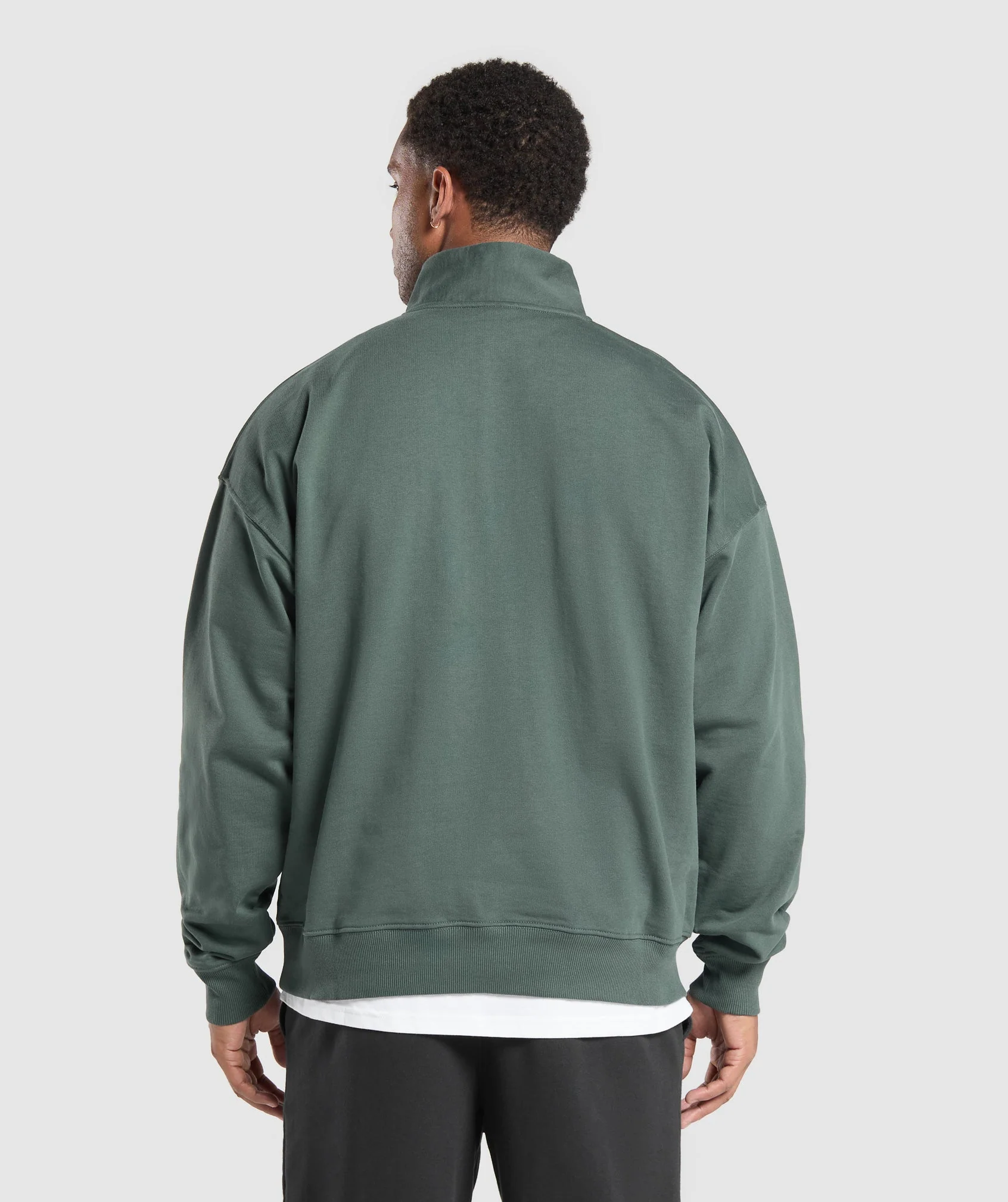 Gymshark Rest Day Sweats 1/4 Zip - Slate Teal