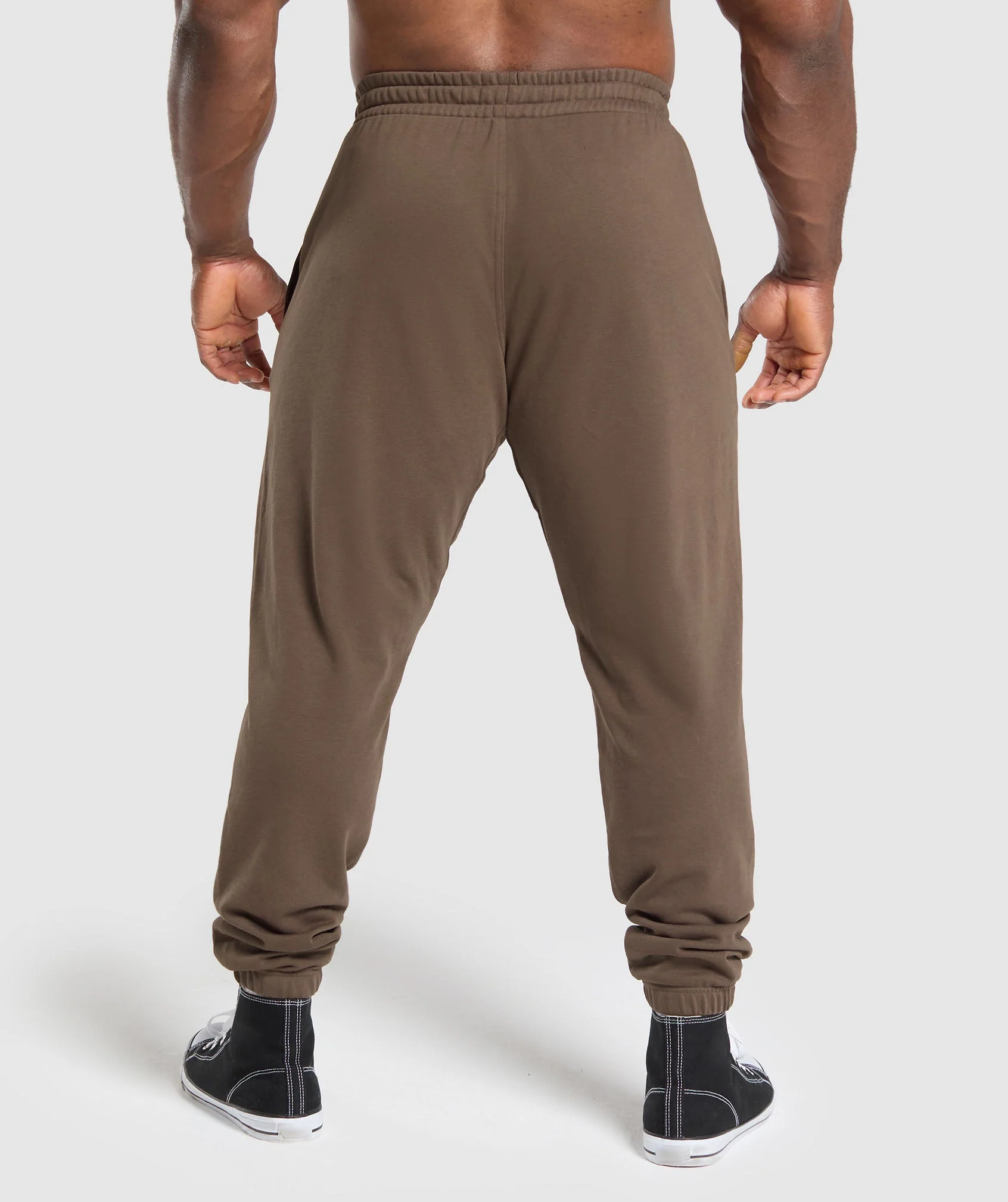 Gymshark Essential Oversized Joggers - Walnut Brown