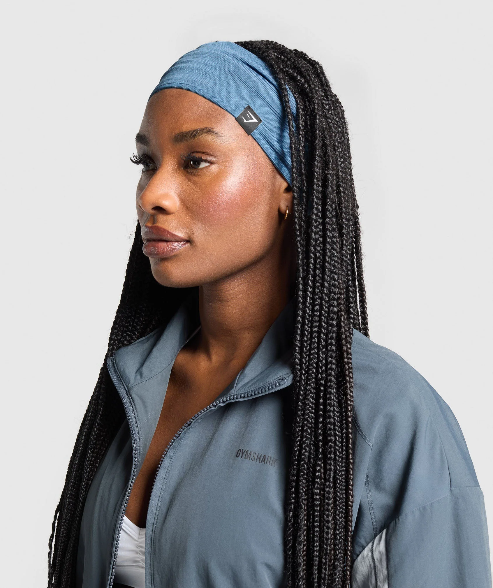 Gymshark Diffuse Sweat Headband - Classic Blue