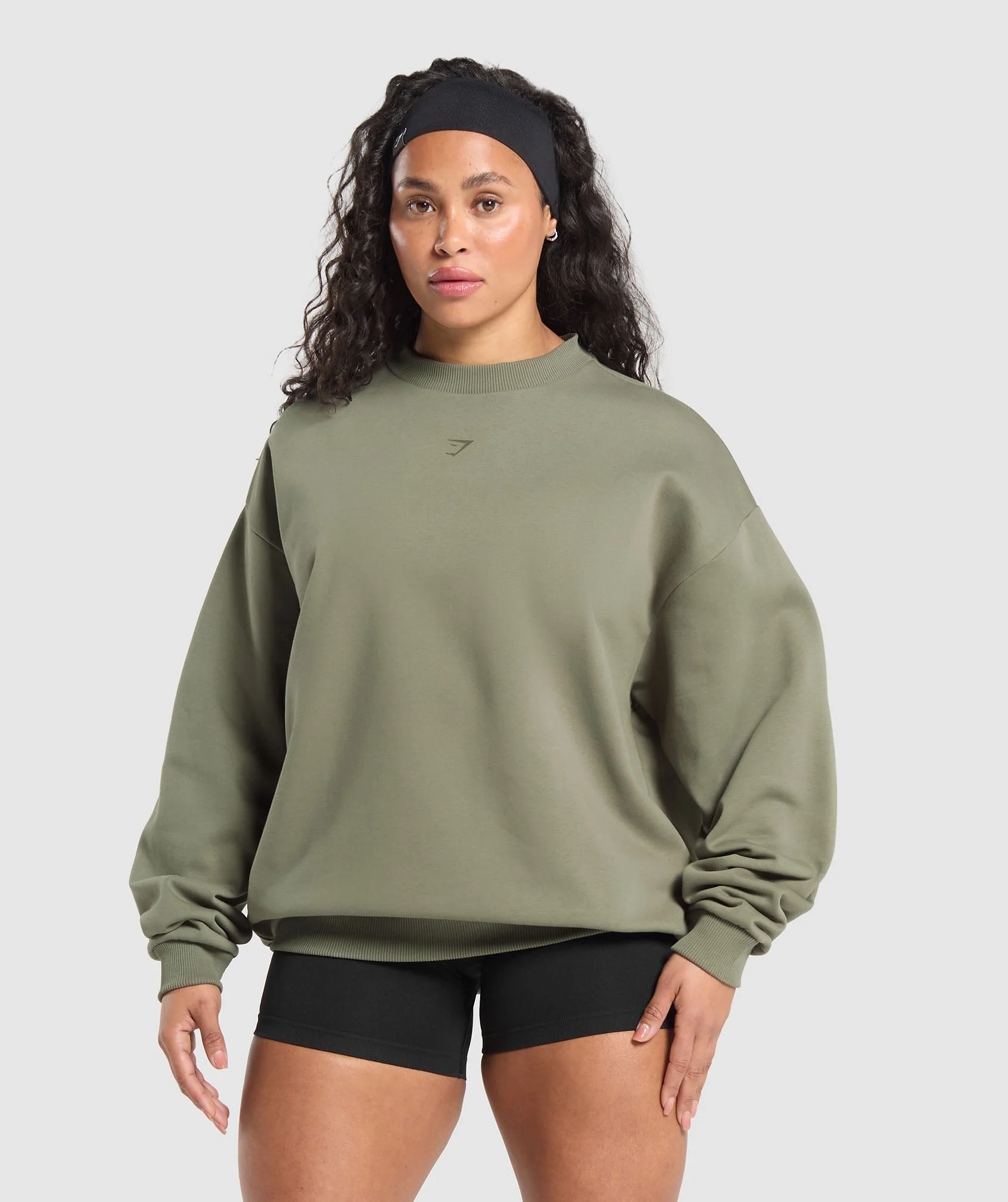 Gymshark Two Strong Women Sweatshirt - Base Green