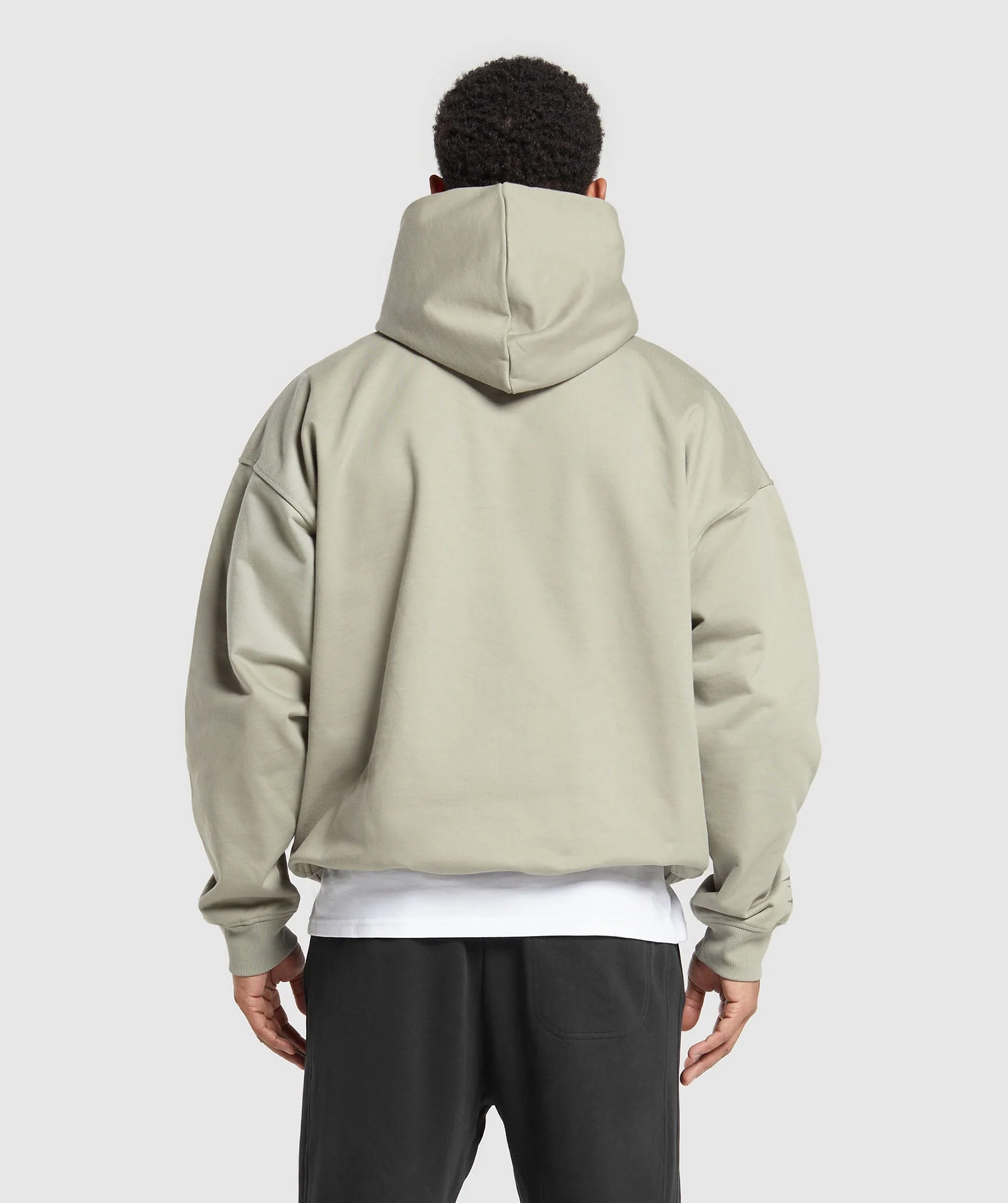 Gymshark Pump Cover Hoodie - Chalk Green