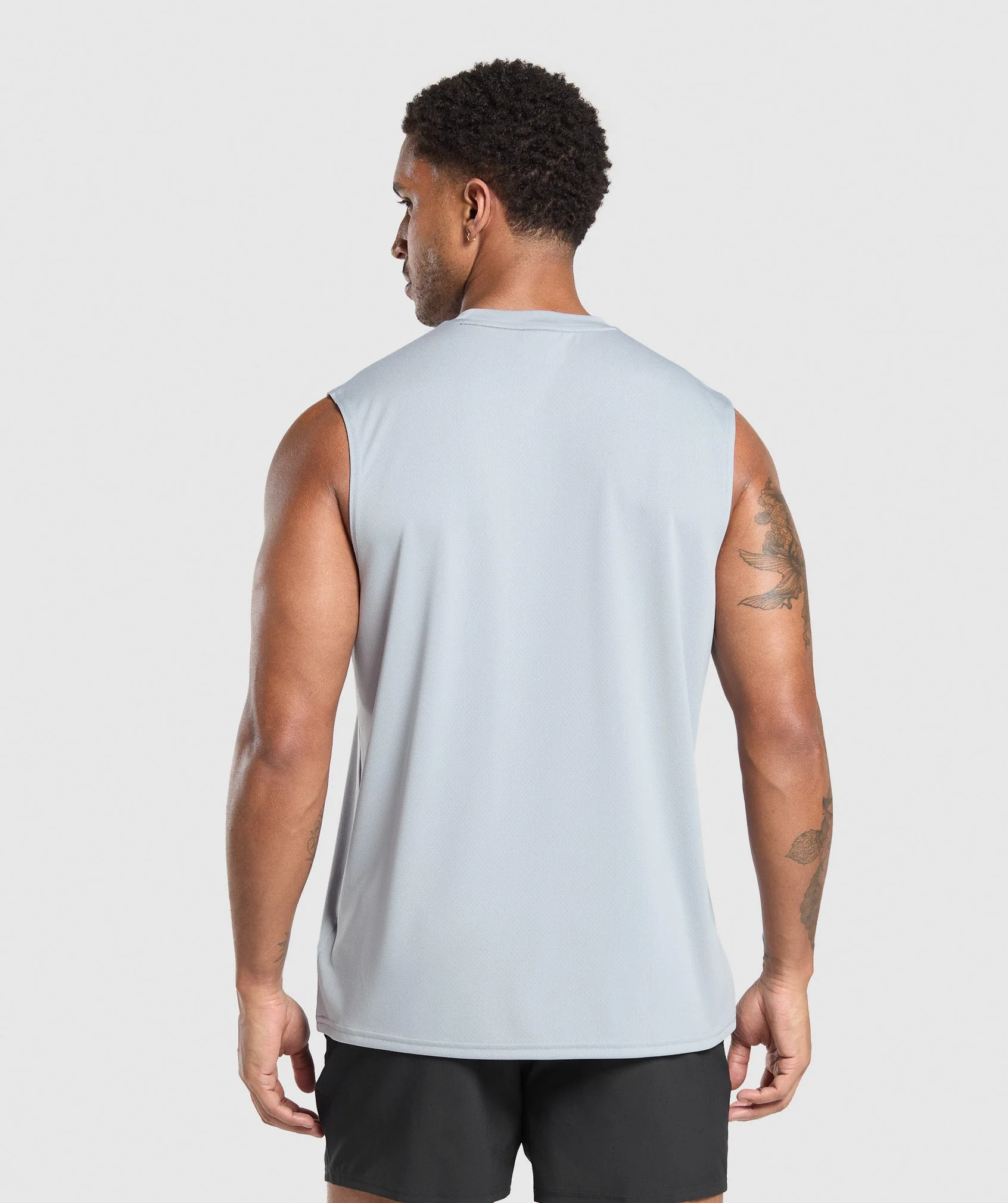 Gymshark Oversized Performance Tank - Metal Purple