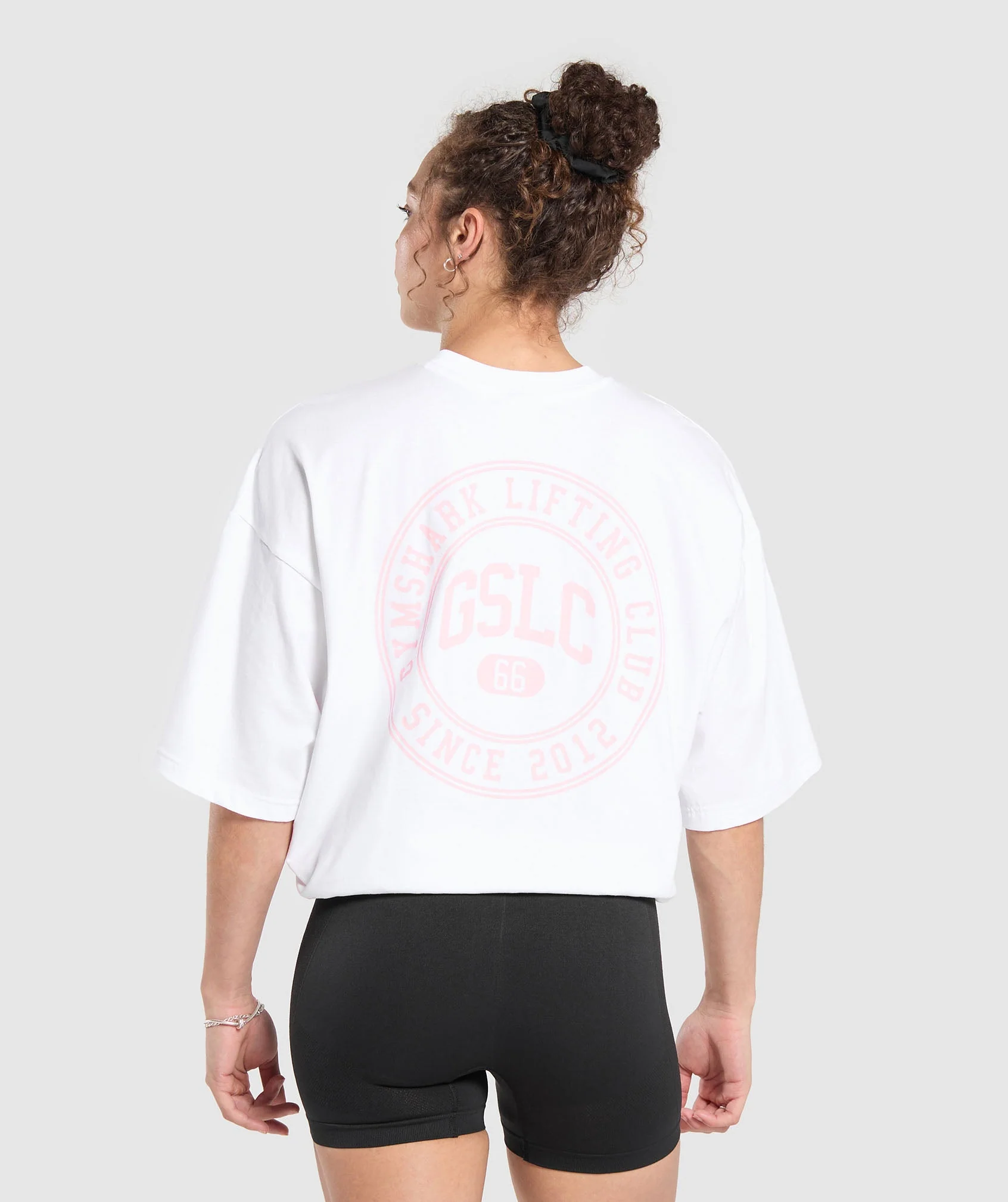 Gymshark GSLC Weight Graphic T-Shirt - White