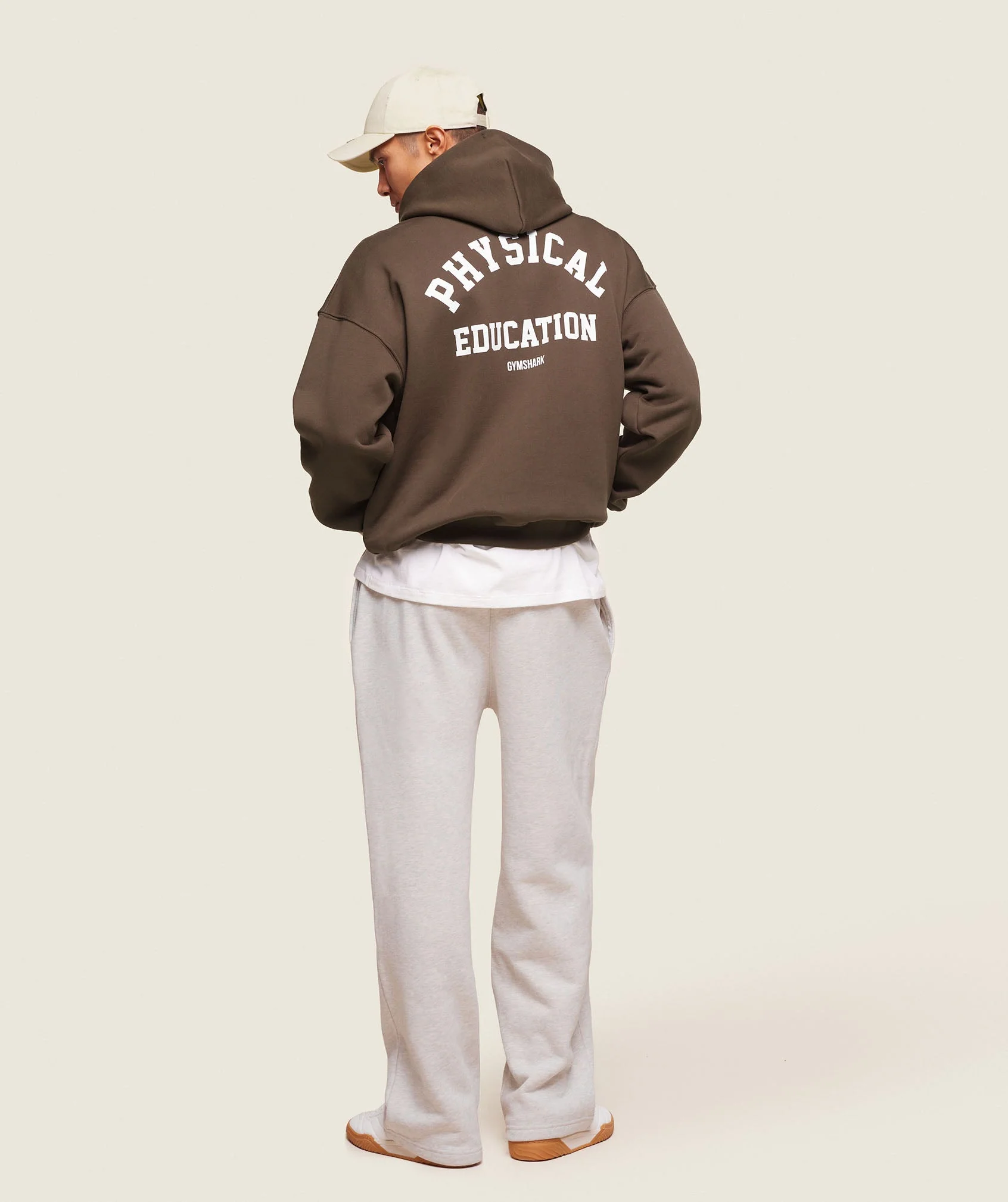 Gymshark Phys Ed Hoodie - Archive Brown