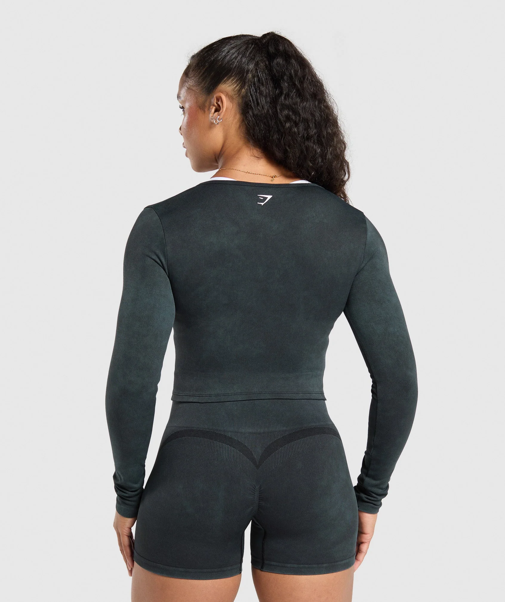 Gymshark Gains Seamless Zip Up - Black