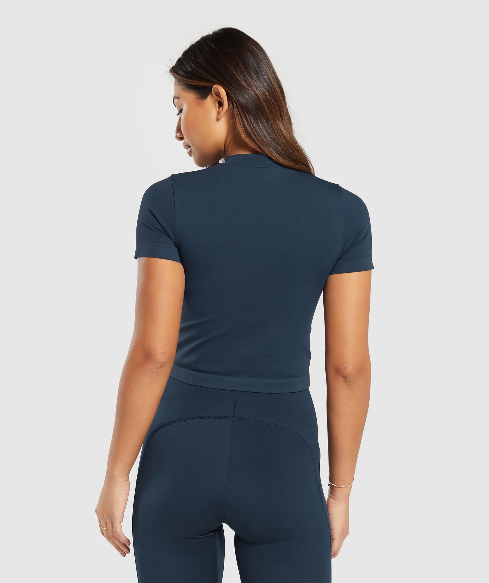 Gymshark Everyday Seamless Tight Fit Tee - Navy