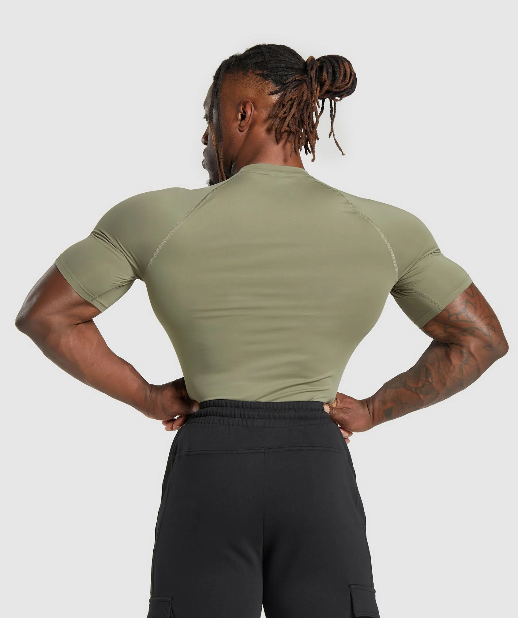 Gymshark Element Baselayer T-Shirt - Utility Green